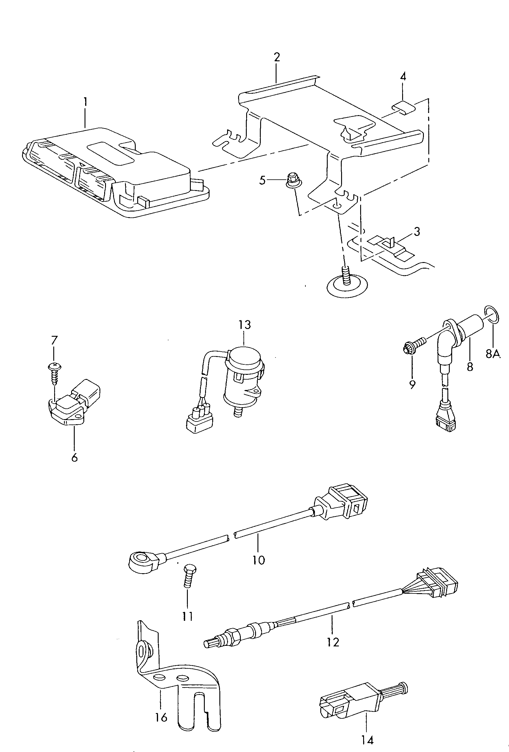 Skoda 038907319F - Impulssianturi, kampiakseli inparts.fi