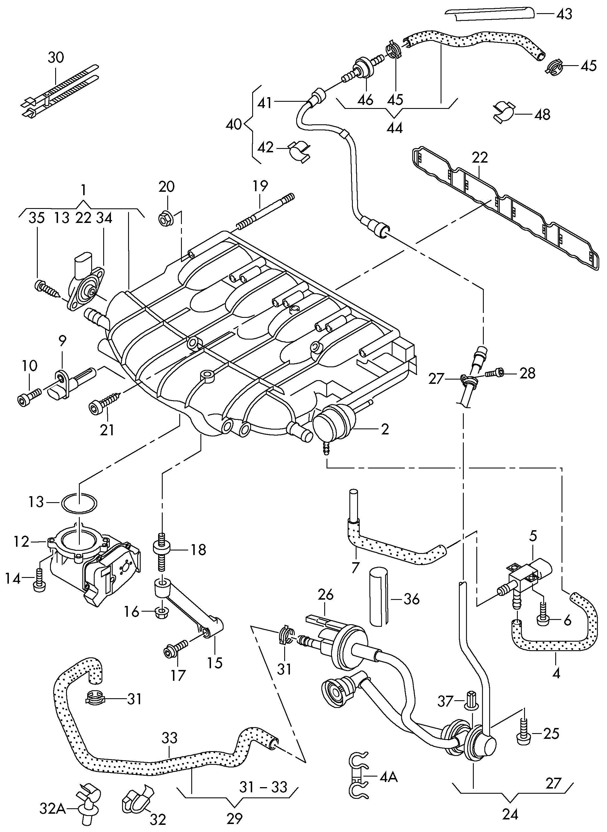 VAG 06J 133 781 BT - Alipainesäätöventtiili, pakokaasun uudelleenkierrätys inparts.fi