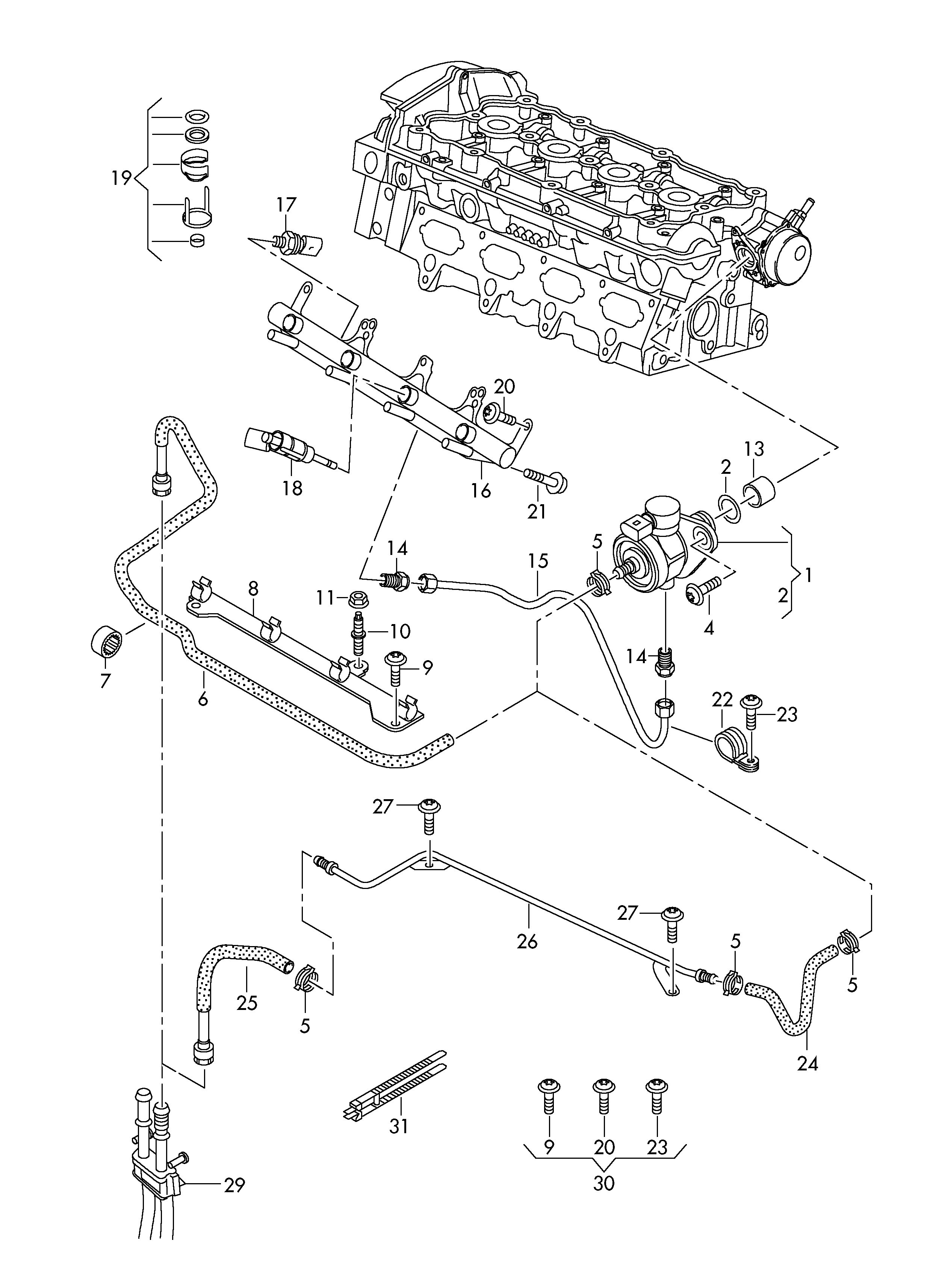 Seat 06H 906 036 Q - Suuttimen pidike inparts.fi