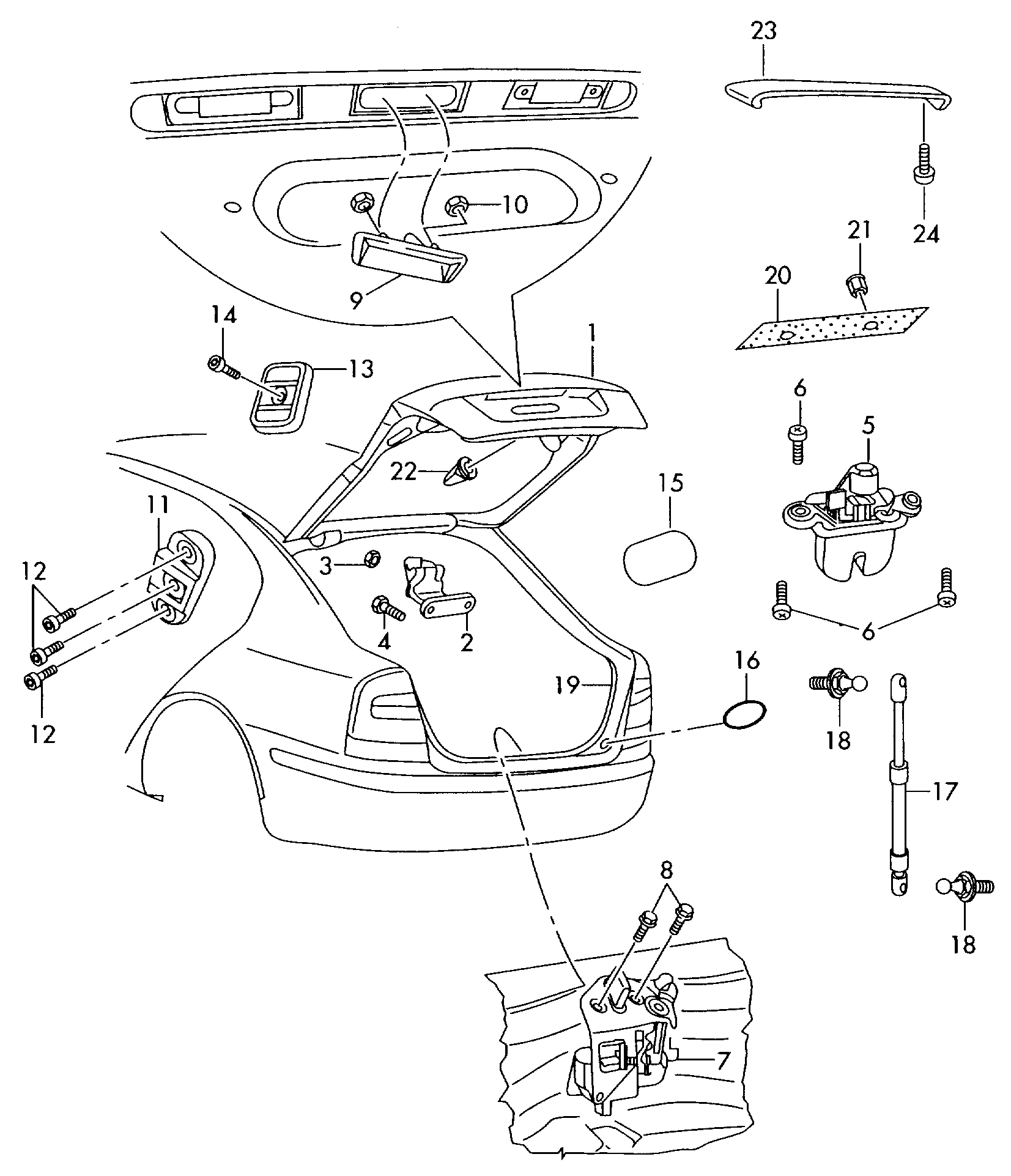 VW 1Z5 827 550 - Kaasujousi, tavaratila inparts.fi