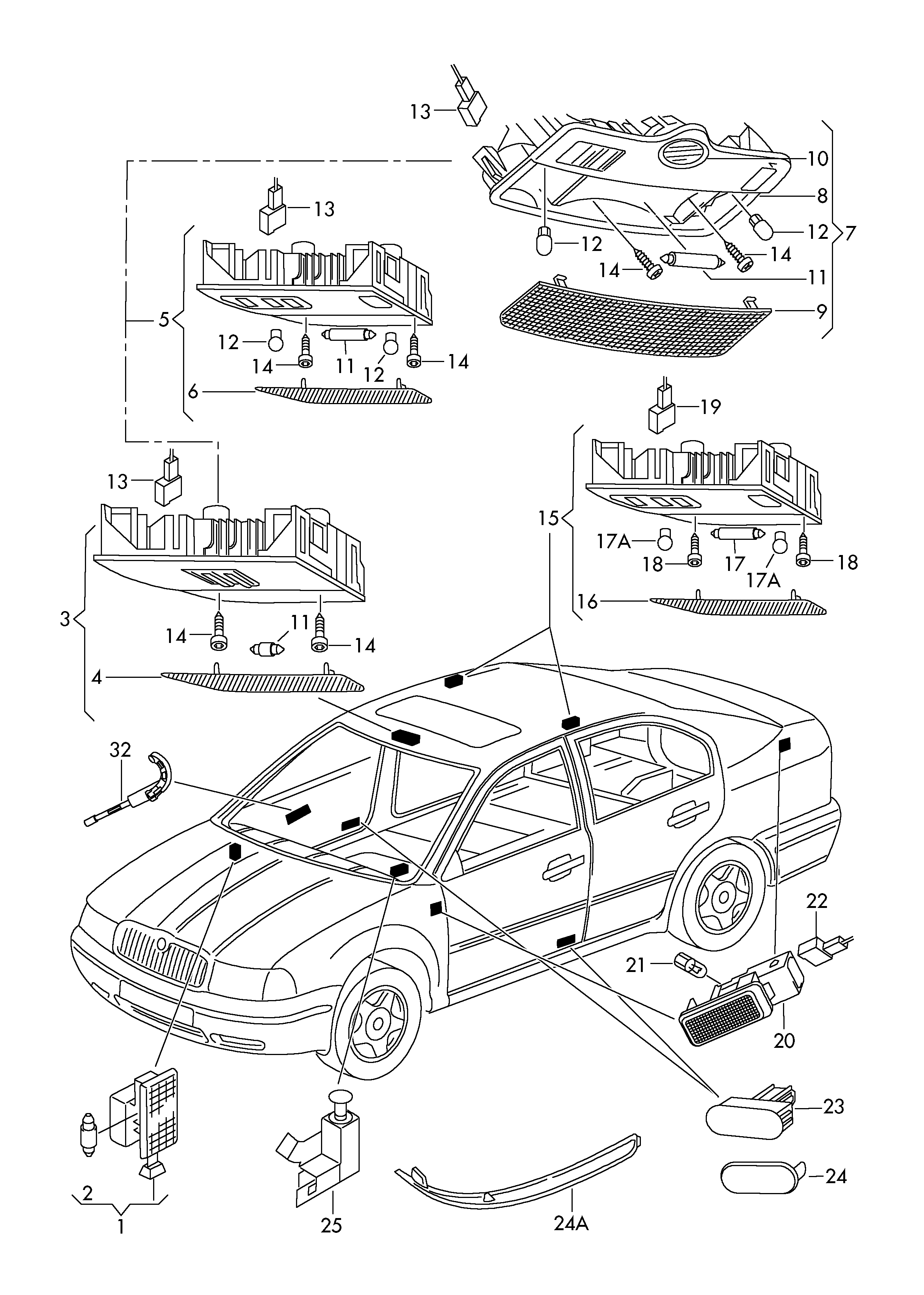 VW N 017 753 5 - Polttimo, vilkku / äärivalo inparts.fi