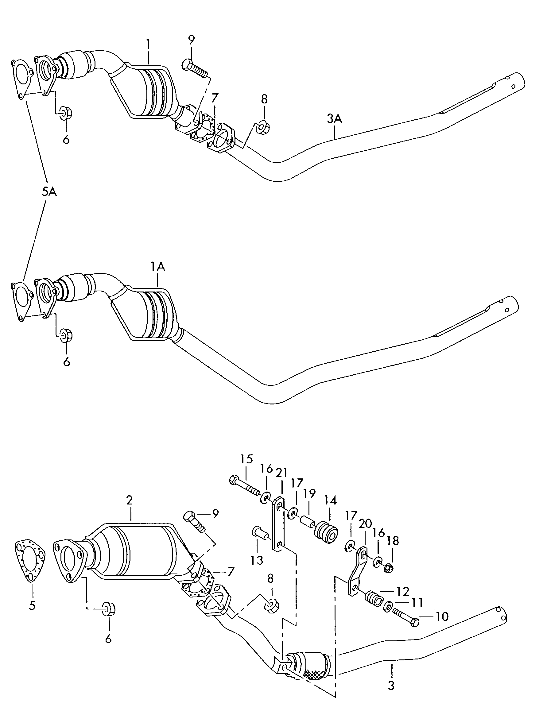 Skoda 8E0131089DX - Katalysaattori inparts.fi