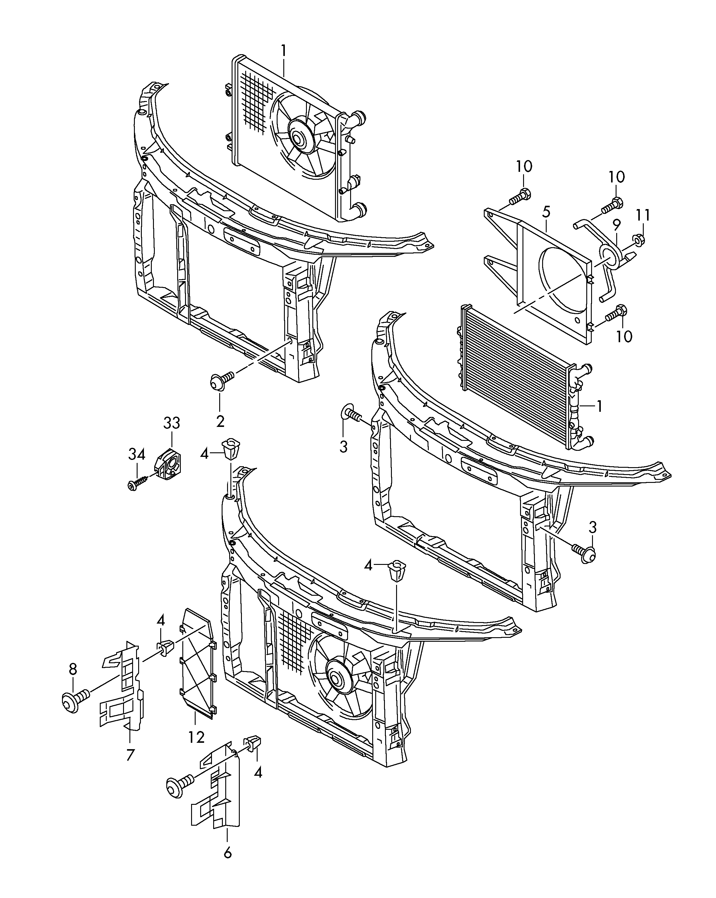 VAG 6Q0121206G - Tuuletin, moottorin jäähdytys inparts.fi