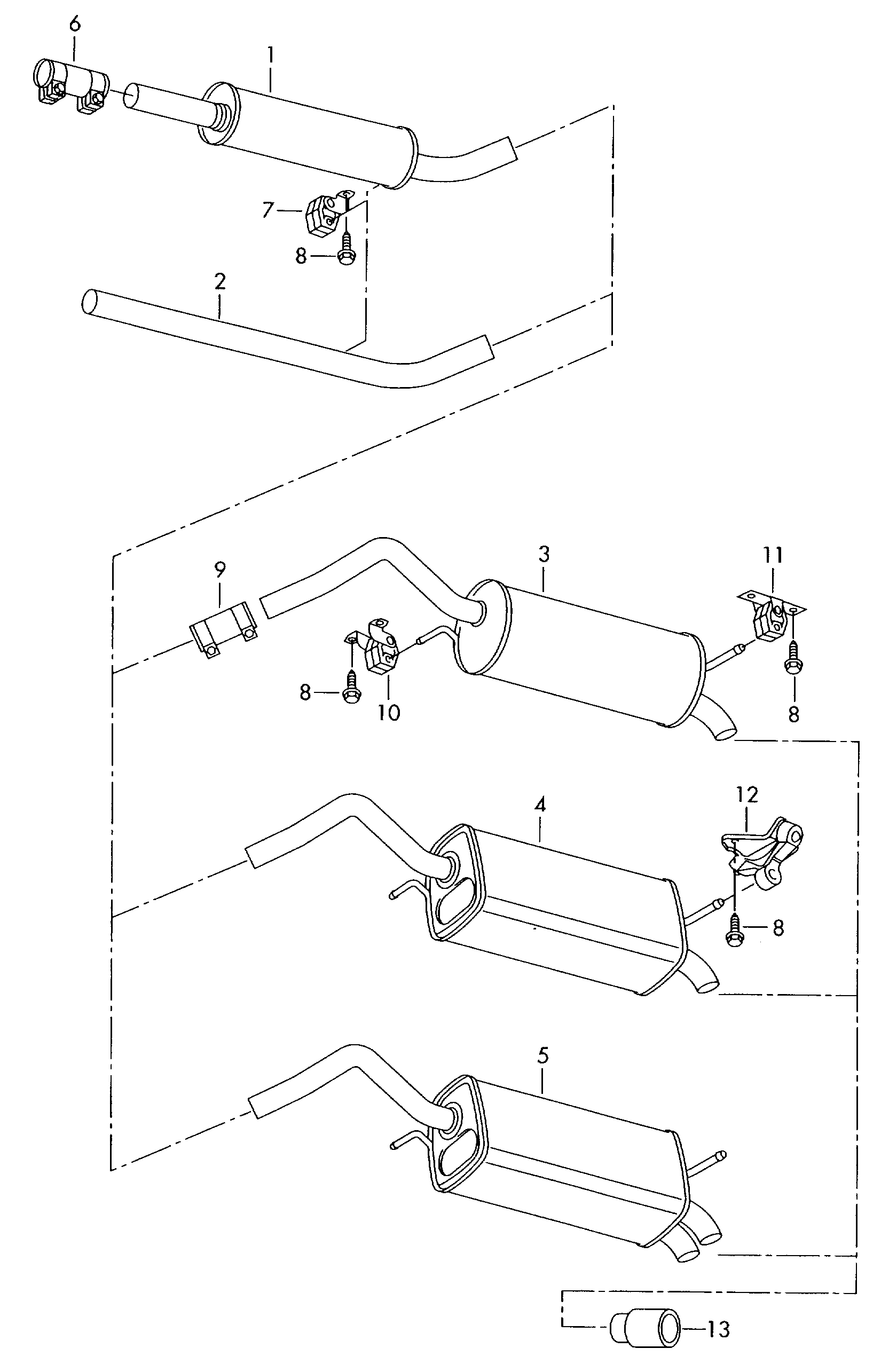 Skoda 6Q0253209AG - Keskiäänenvaimentaja inparts.fi