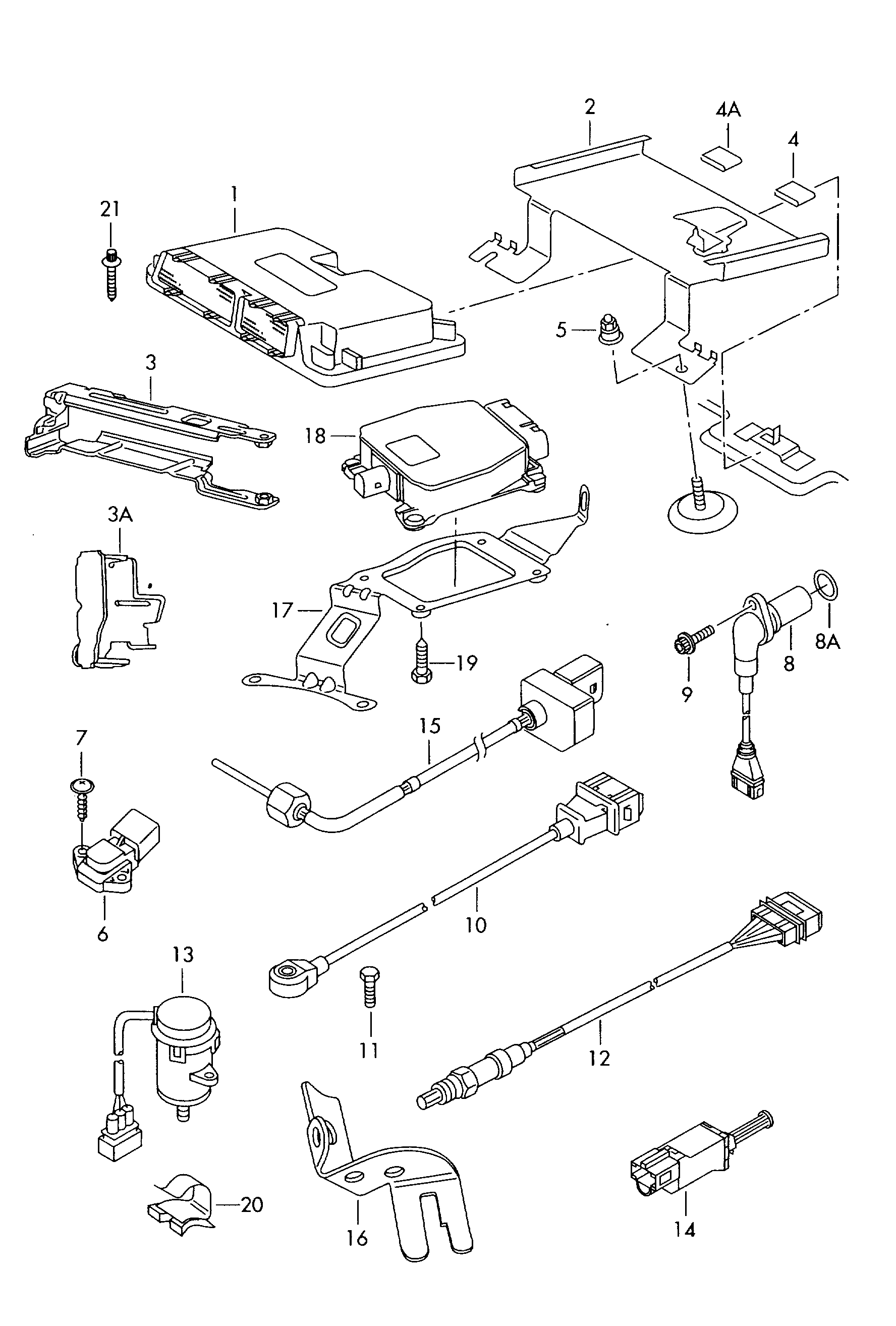 VAG 03C906051F - Tunnistin, ahtopaine inparts.fi