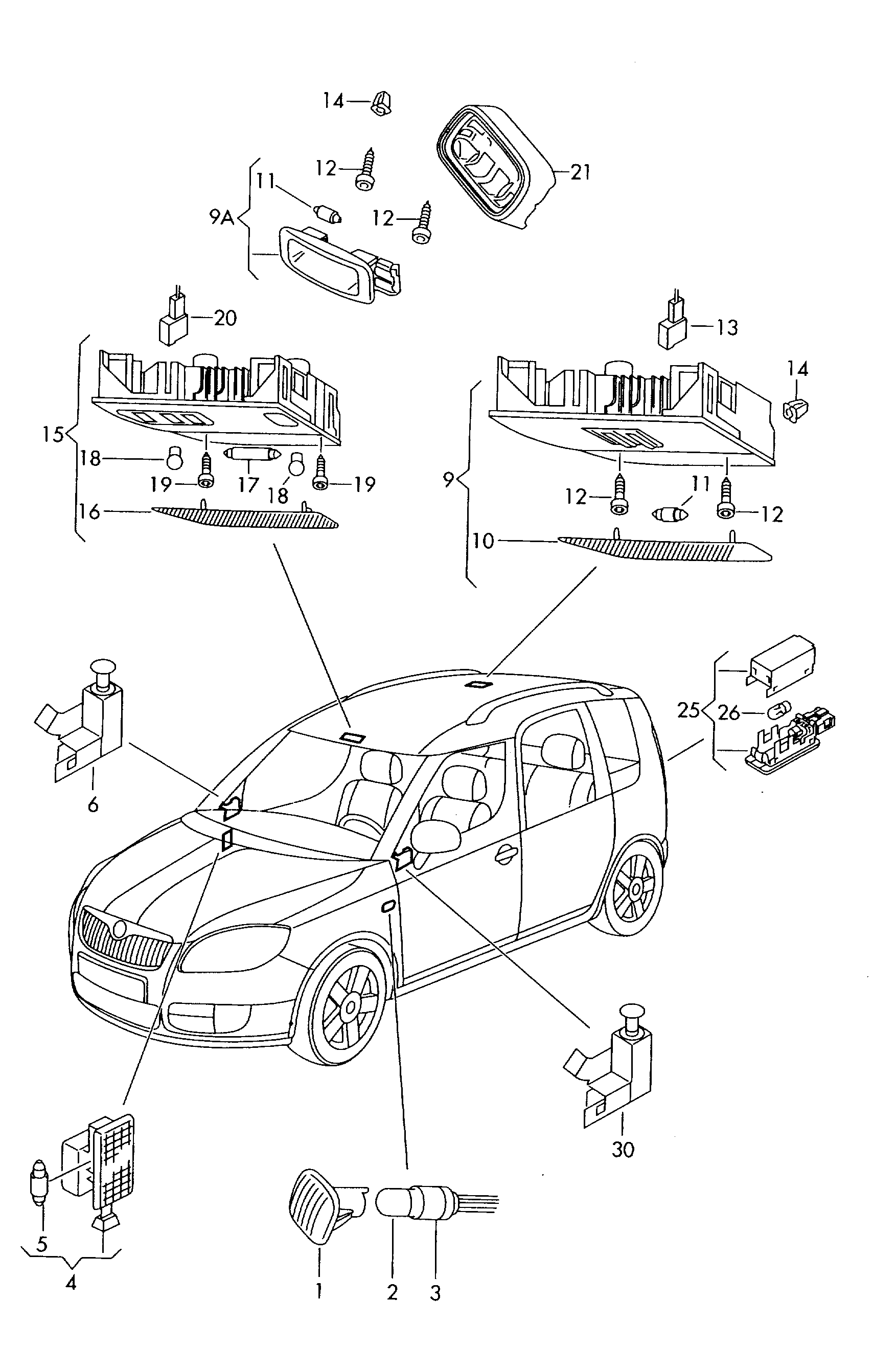 VAG 1U0949127B - Vilkkuvalo inparts.fi