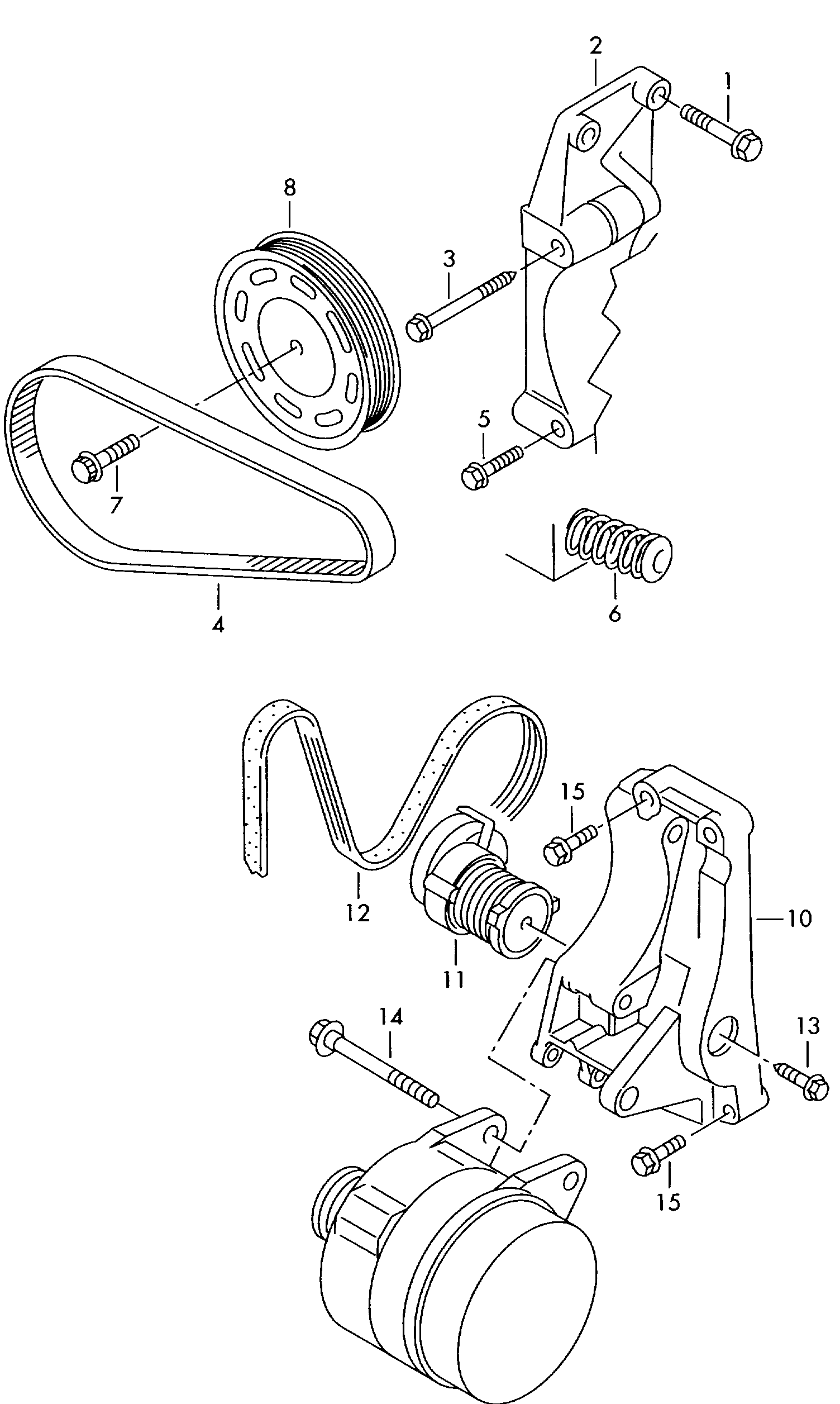 Skoda 036 145 933 AG - Moniurahihna inparts.fi