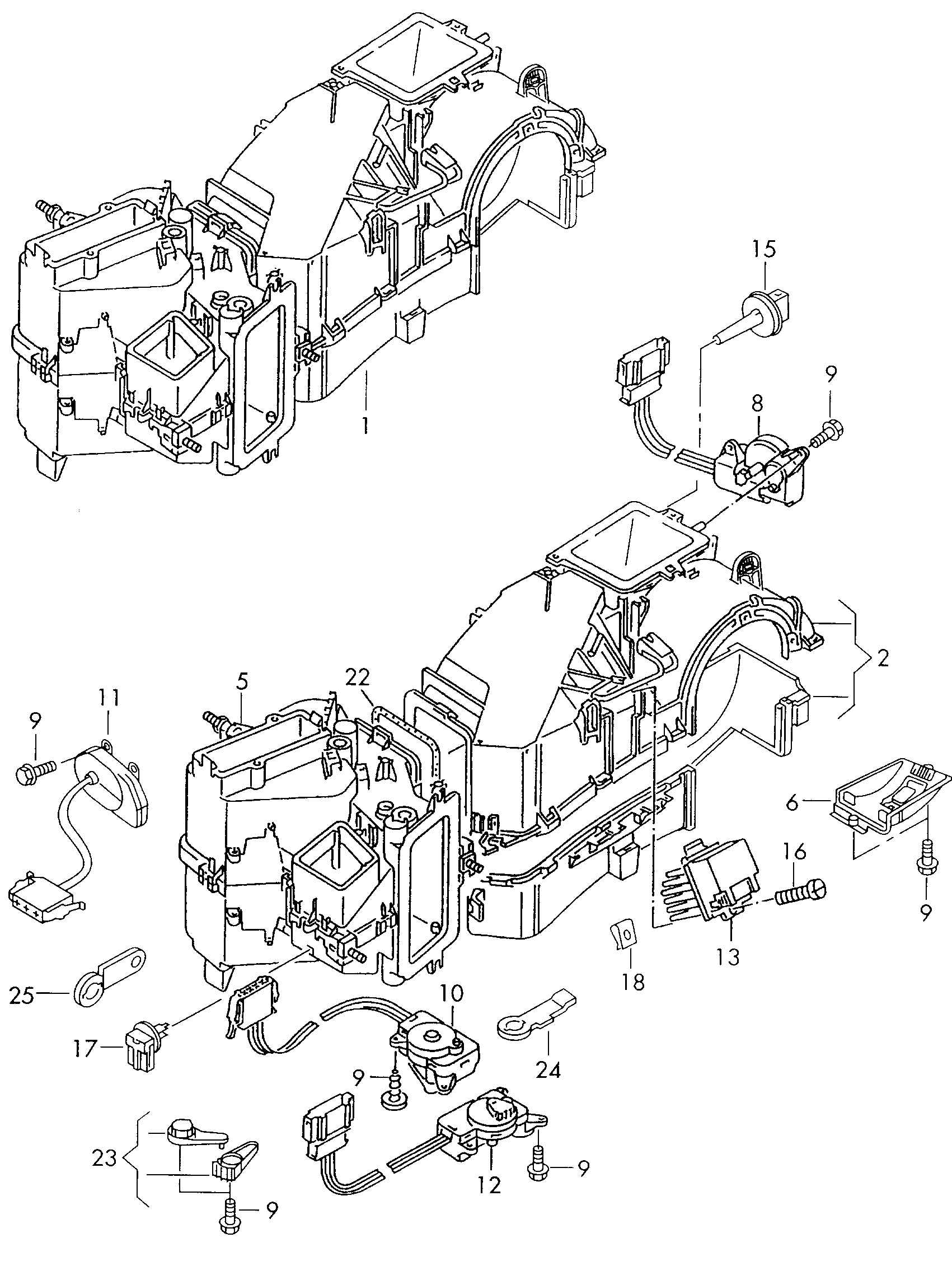 VAG 1J1820007B - Höyrystin, ilmastointilaite inparts.fi