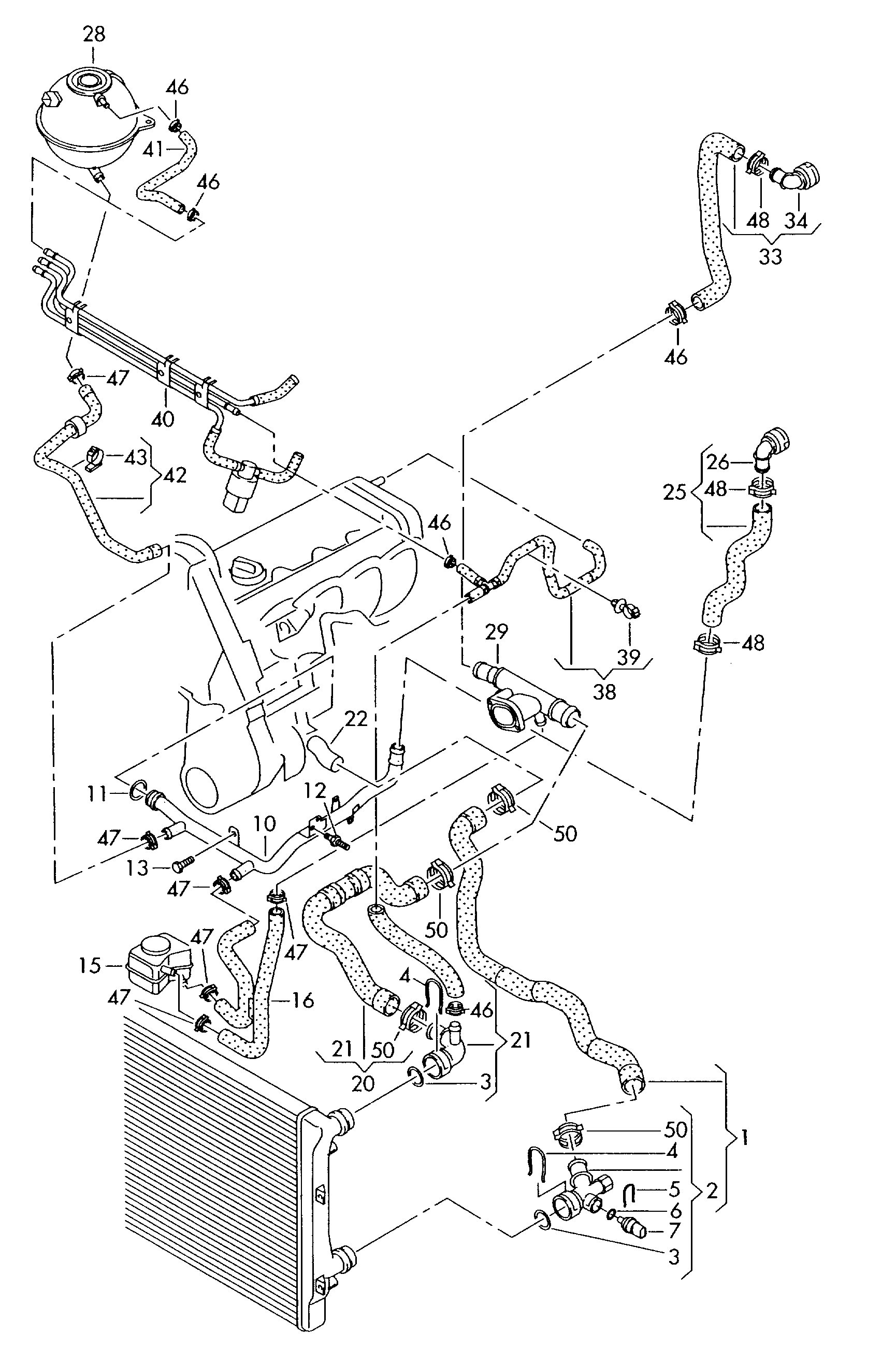 Seat 1K0 121 407 A - Nestesäiliö, jäähdytysneste inparts.fi