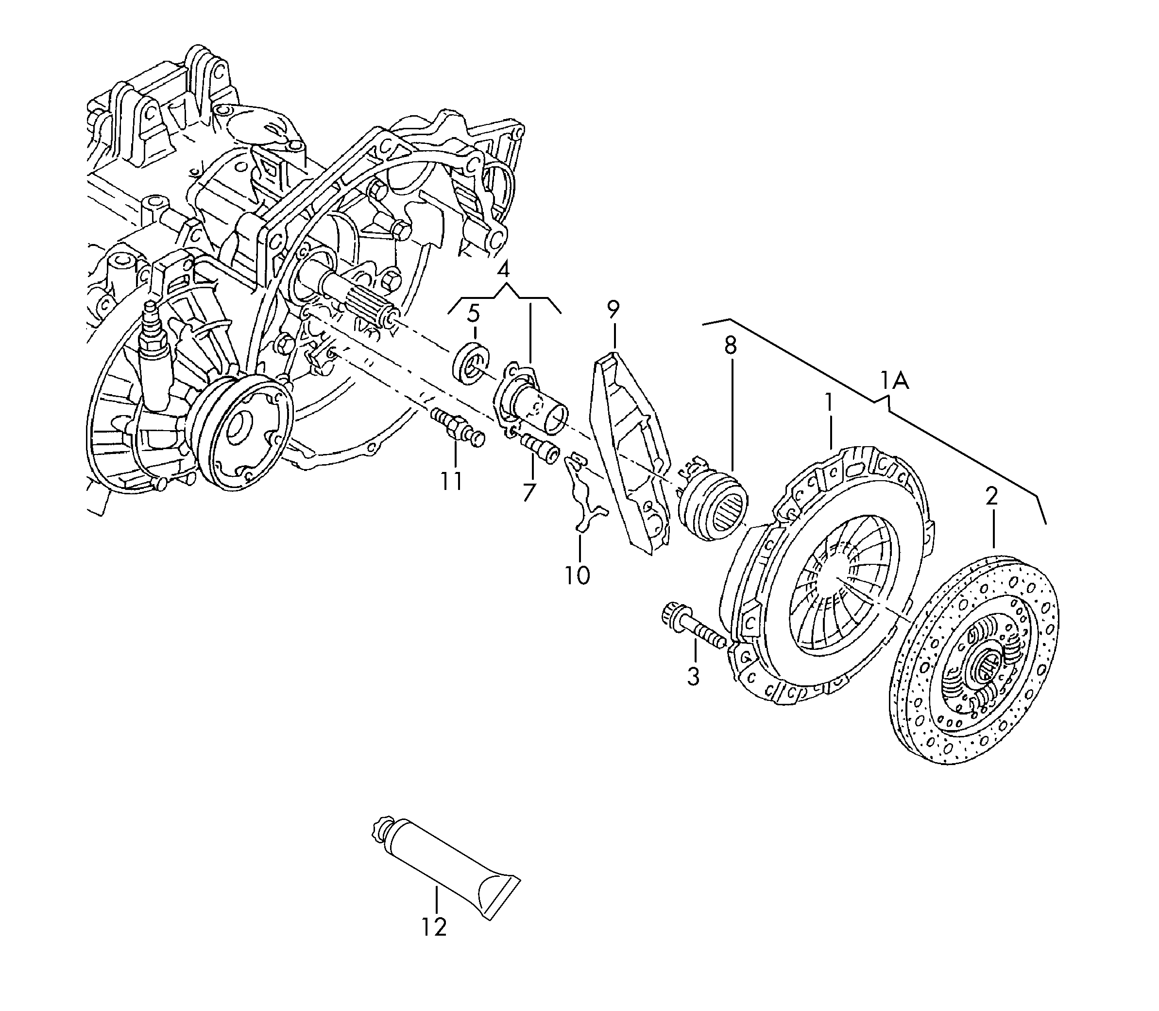 Skoda 06A 141 025 H - Kytkinpaketti inparts.fi