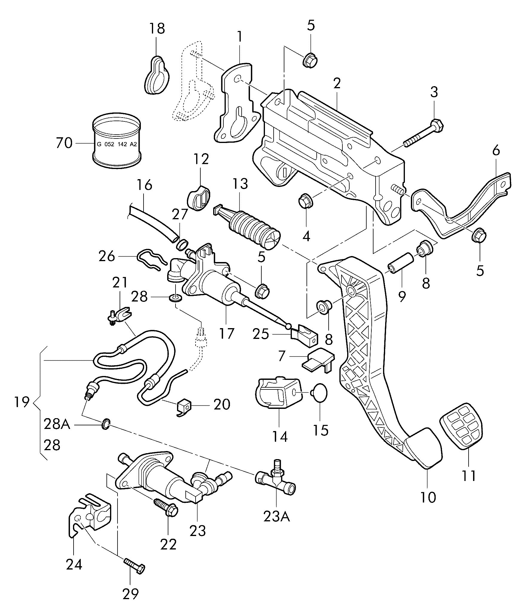 Skoda 1J1 721 388 A - Pääsylinteri, kytkin inparts.fi