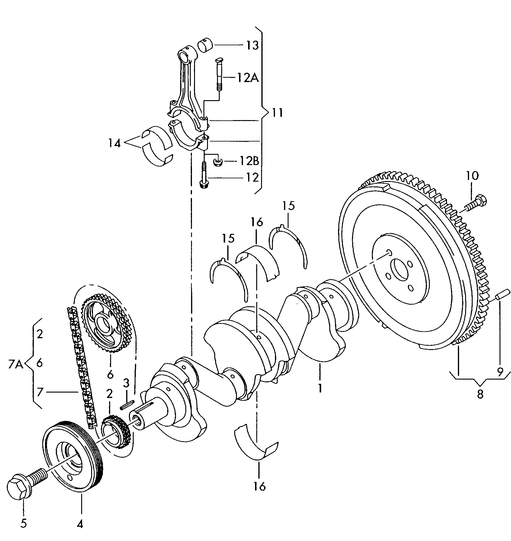 Skoda 047 198 026 - Jakoketjusarja inparts.fi