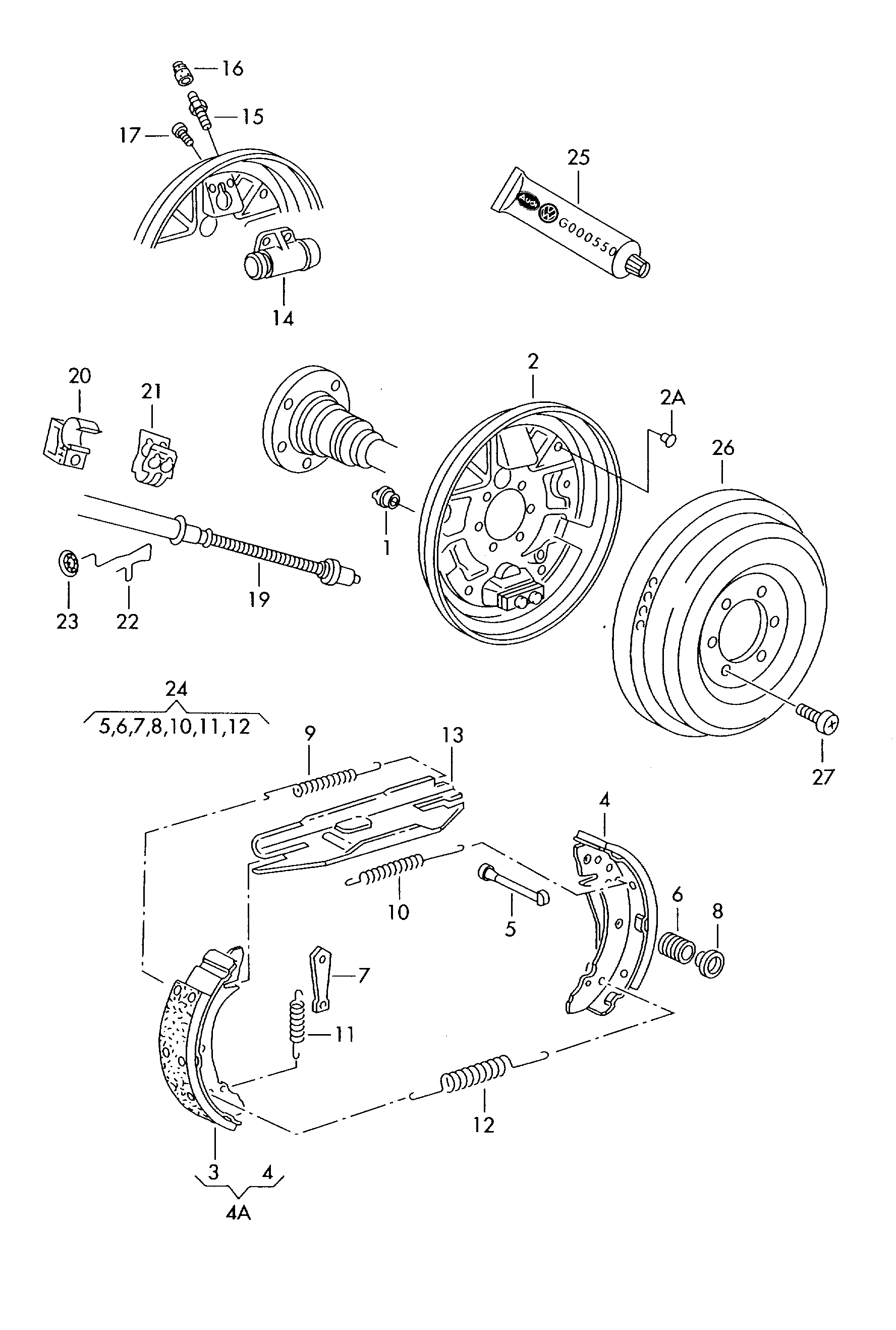 Skoda 1J0 698 525 A - Jarrukenkäsarja inparts.fi