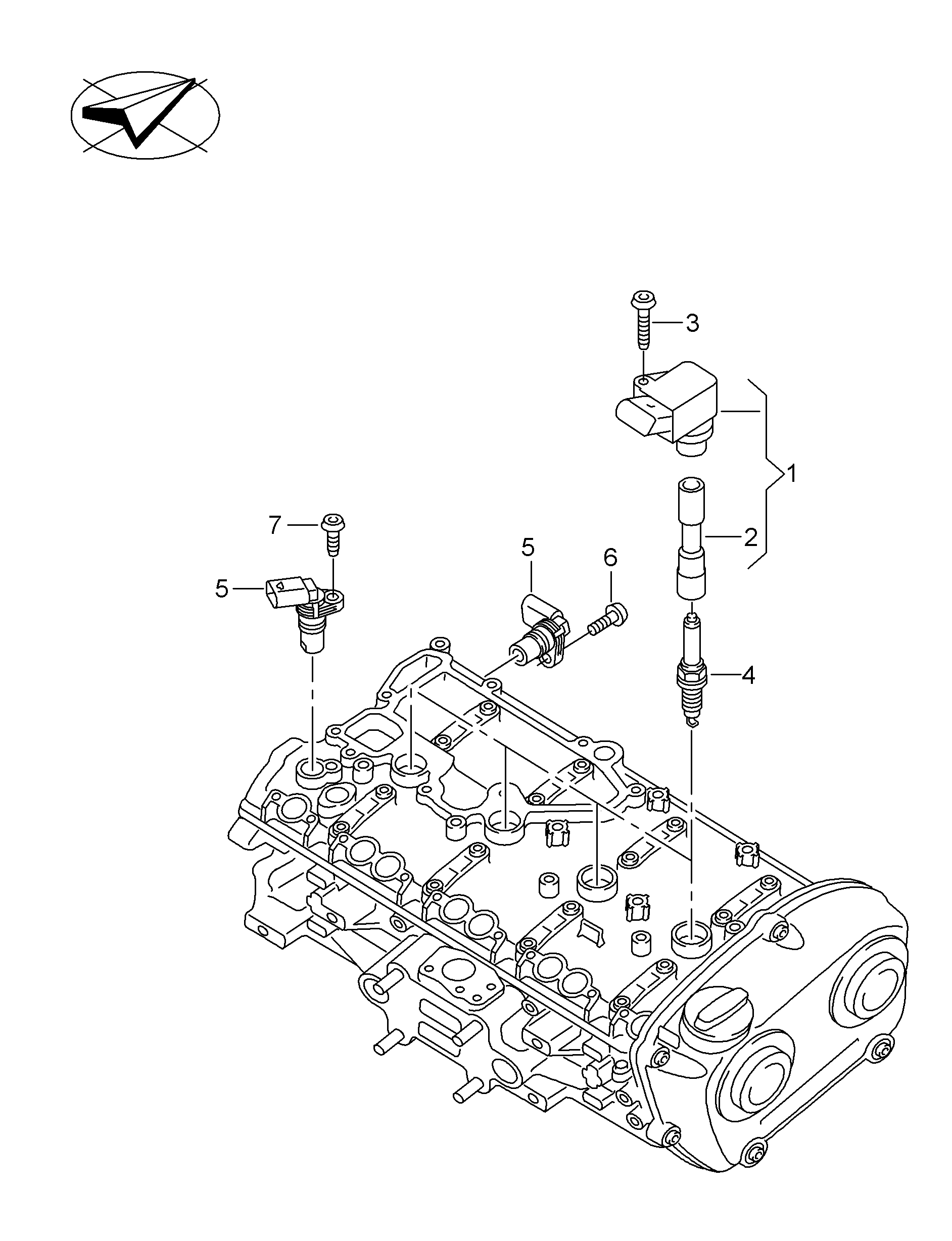 Seat 06L 905 110 D - Sytytyspuola inparts.fi