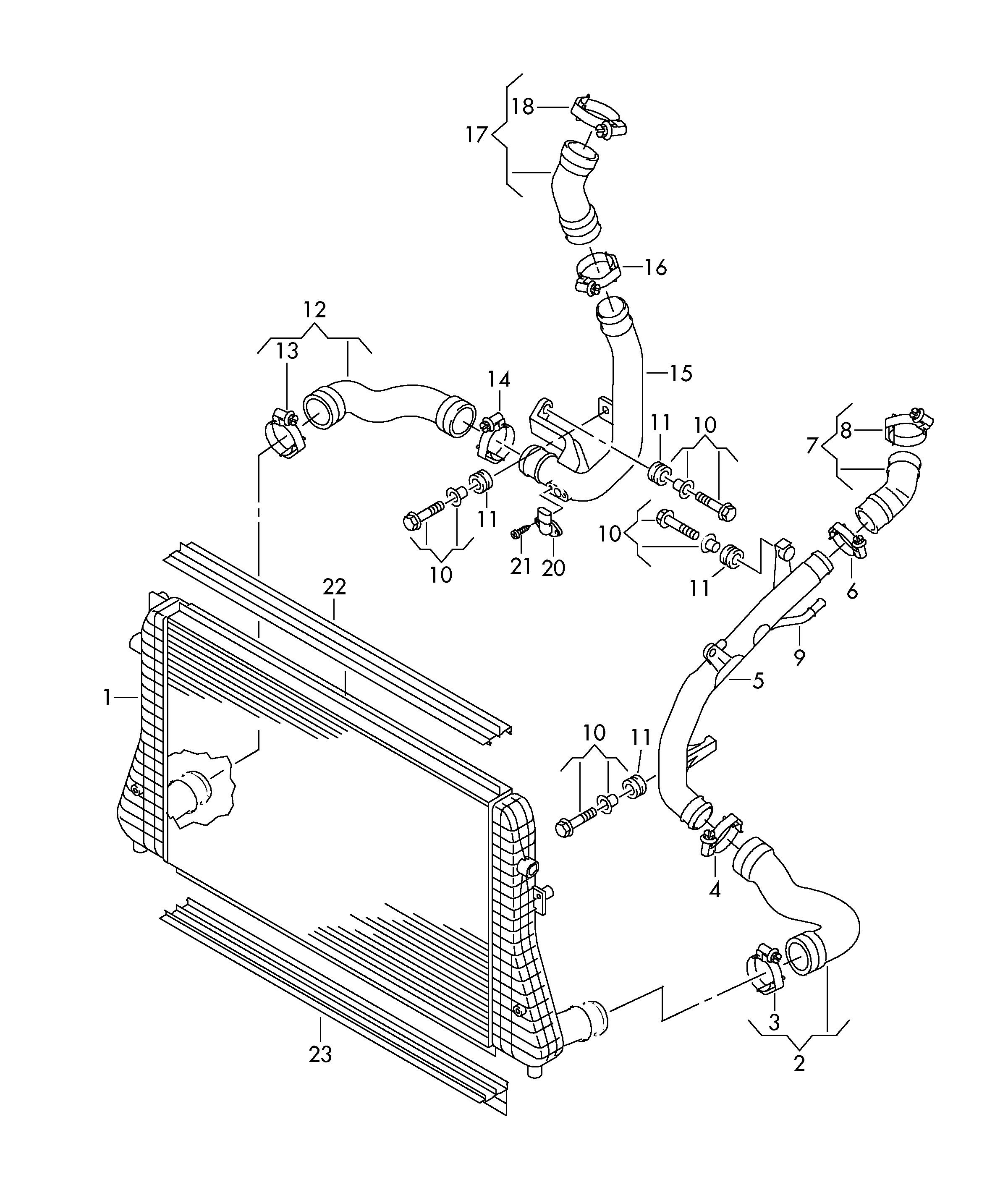 Seat 5Q0145803N - Välijäähdytin inparts.fi