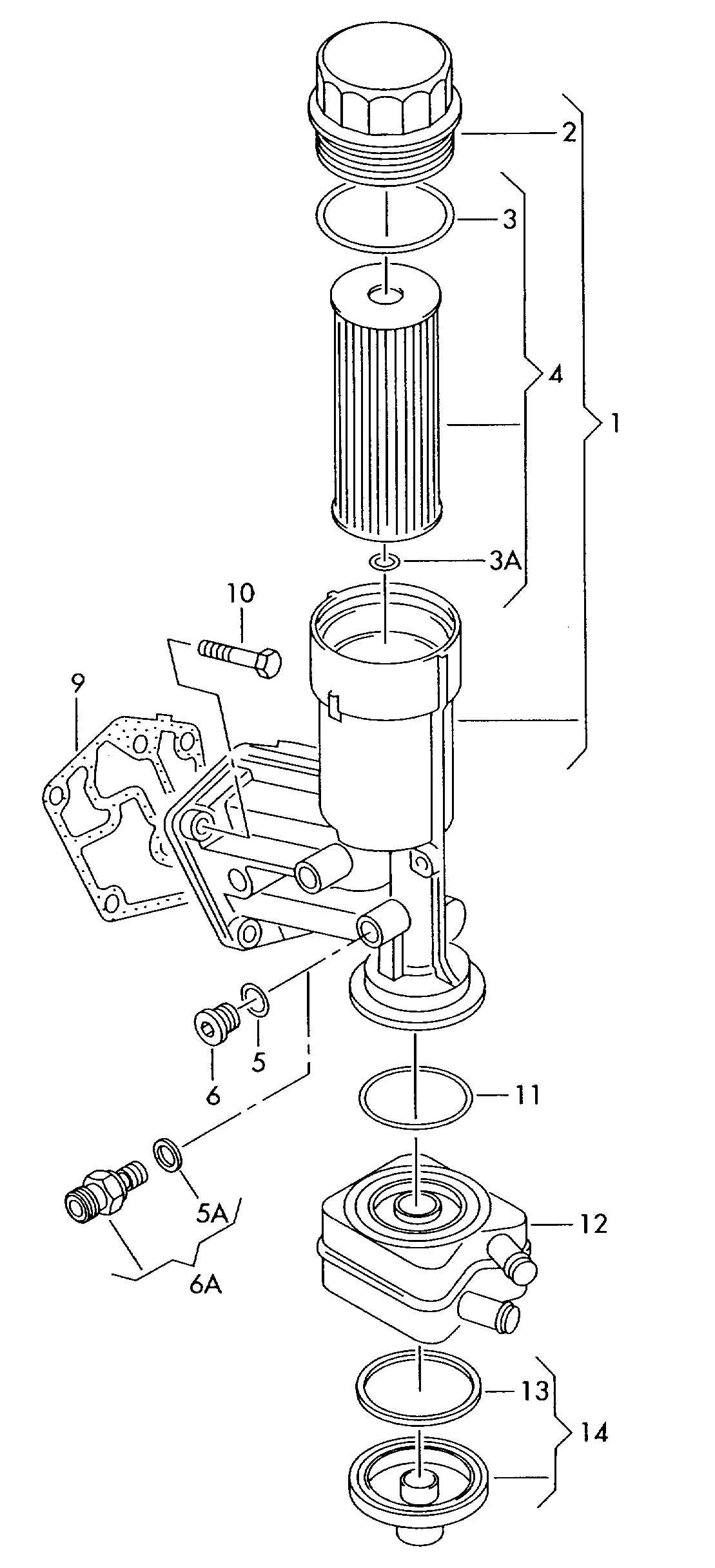 Seat 038 117 021 E - Moottoriöljyn jäähdytin inparts.fi