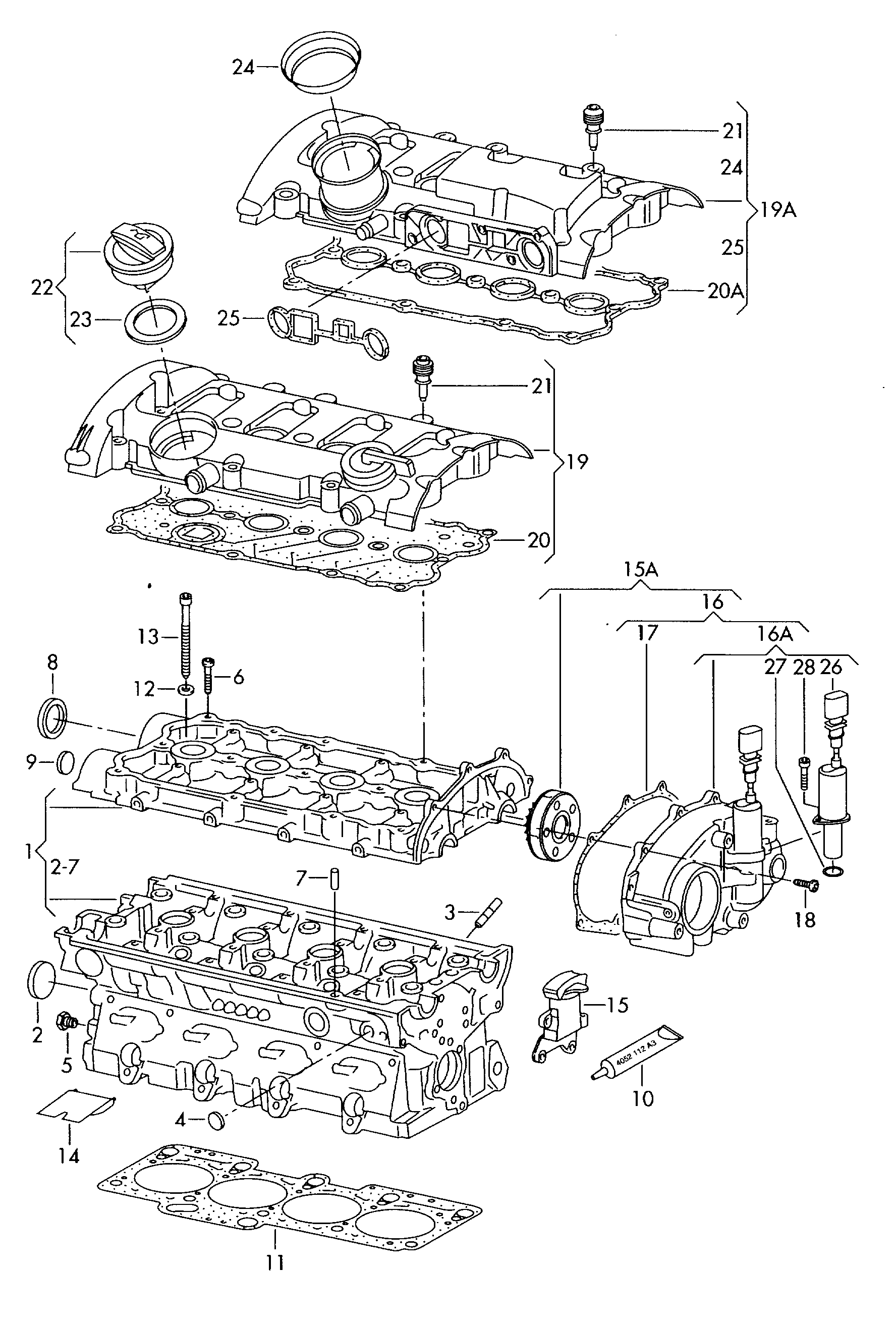 Skoda 06F 103 383 G - Tiiviste, sylinterikansi inparts.fi