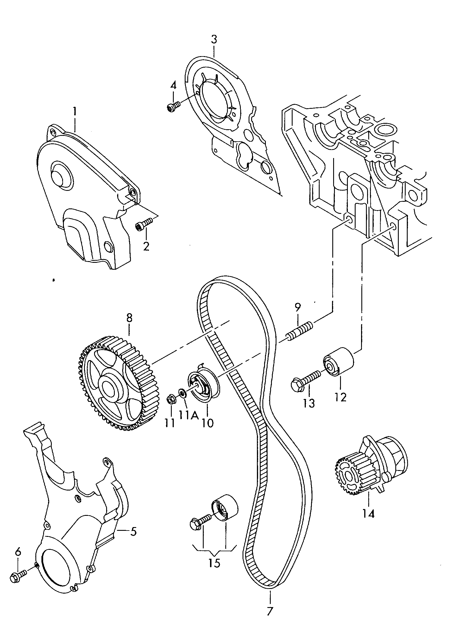 Seat 06D109119B - Hammashihnat inparts.fi