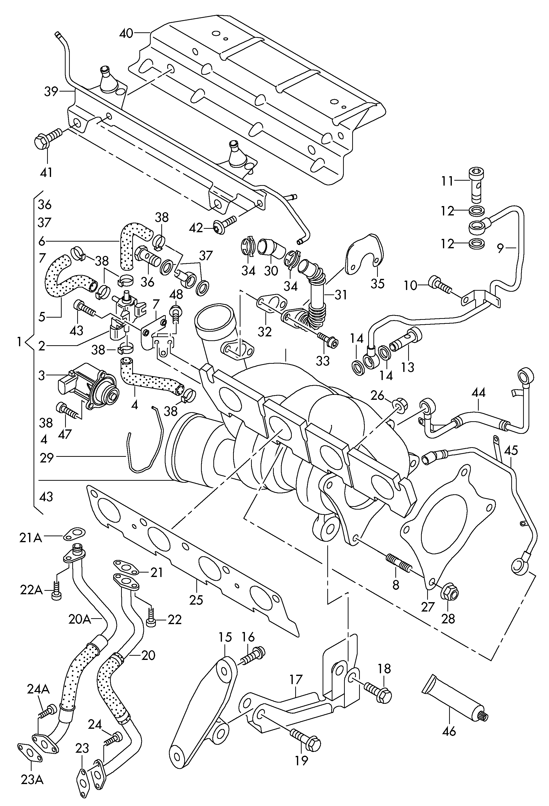 Seat 06F 253 039 E - Tiiviste, pakosarja inparts.fi