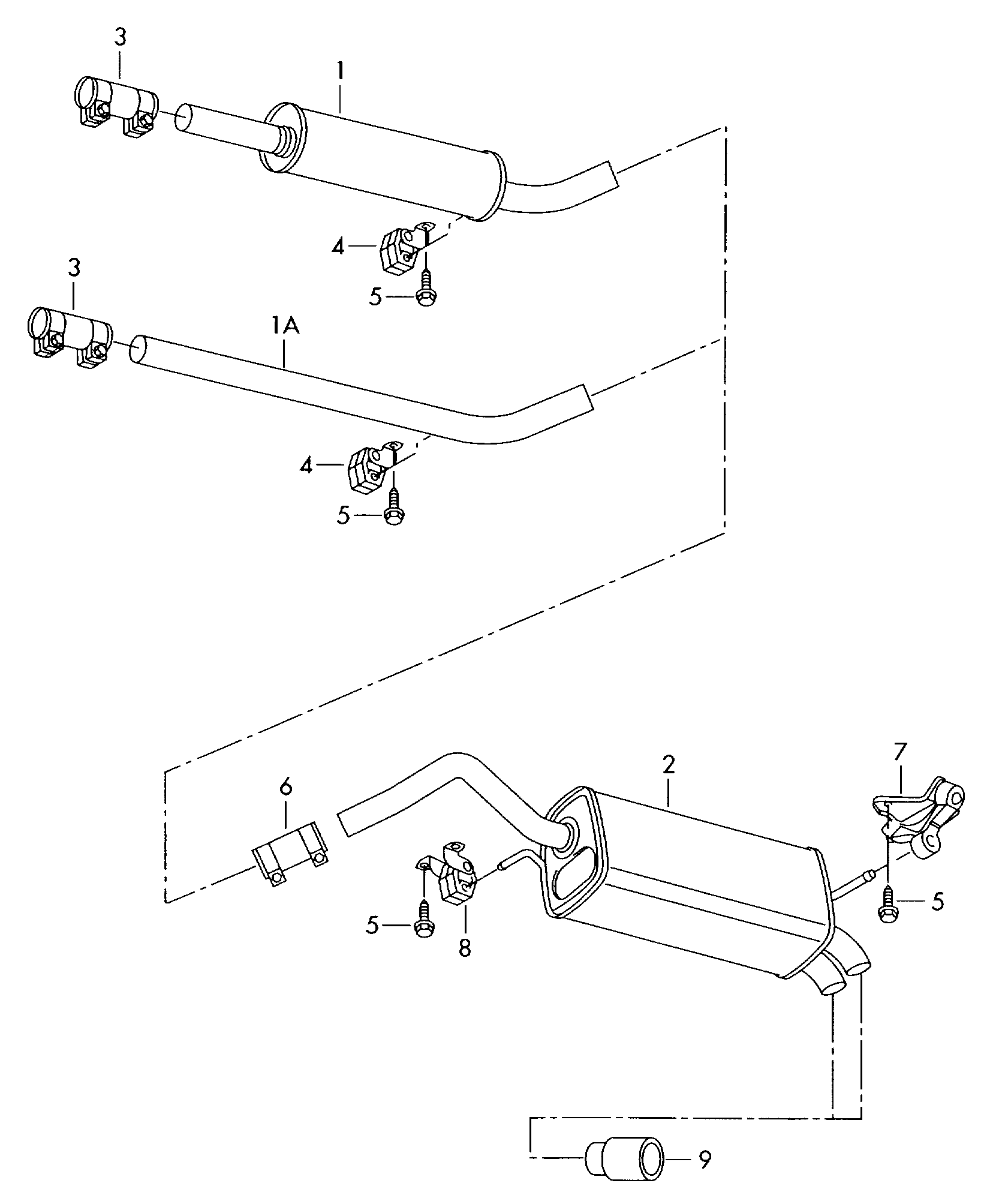 VAG 6Q7253201C - Pakoputki inparts.fi