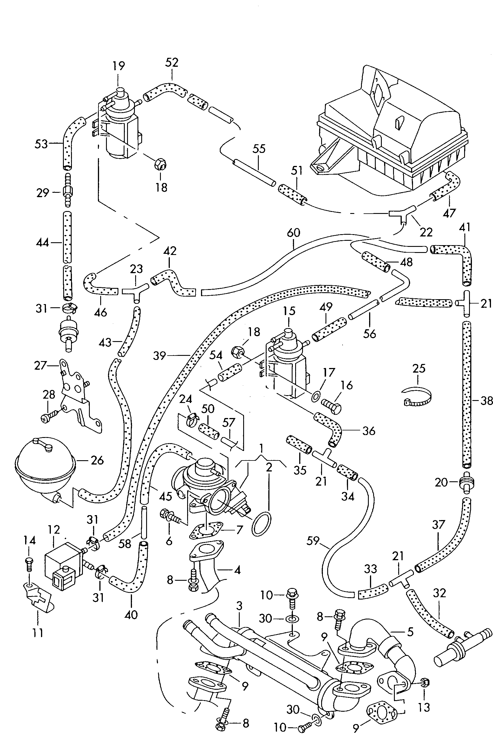 VAG 1J0 145 769 B - Pidike, ahtoilmaletku inparts.fi