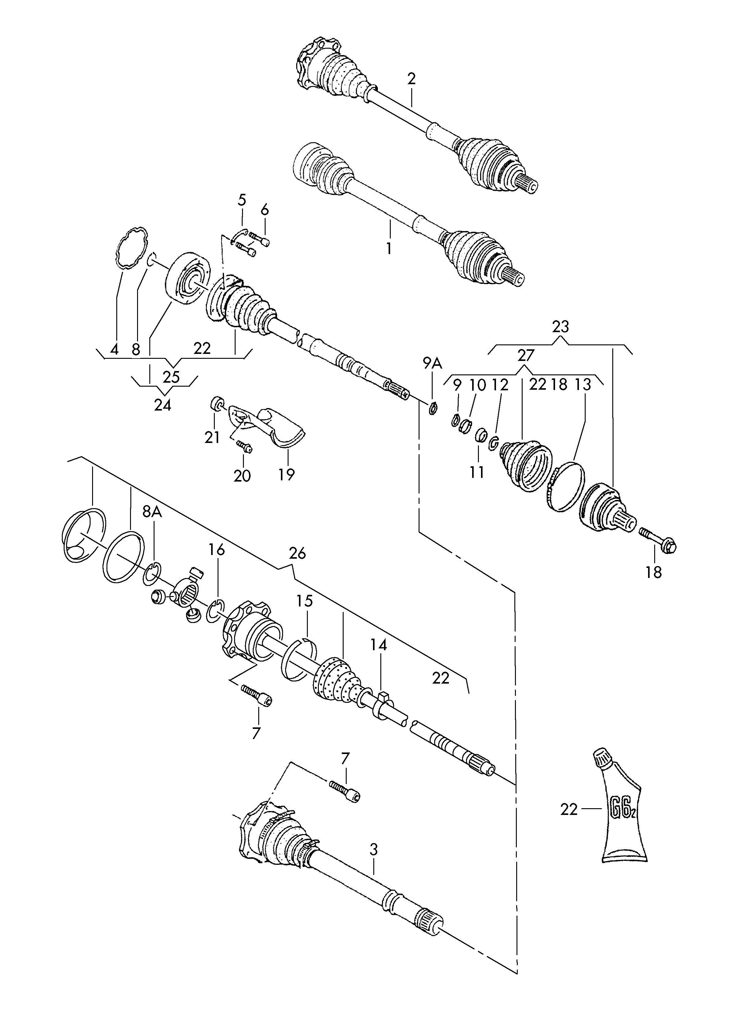 Seat 4B0 407 643 A - Pyöränlaakerisarja inparts.fi