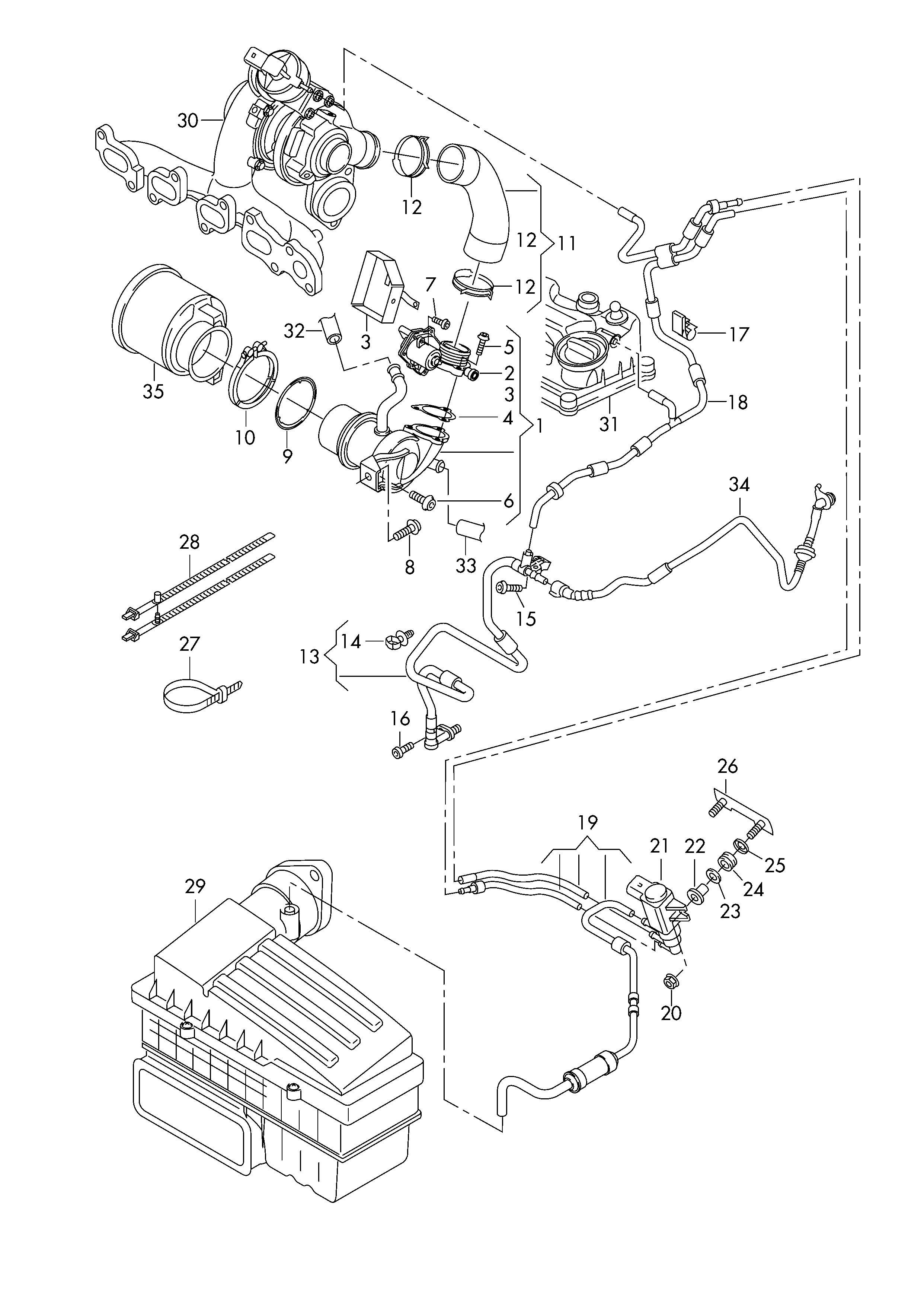 Seat 04L131512BH - Jäähdytin,pakokaasukierrätys inparts.fi