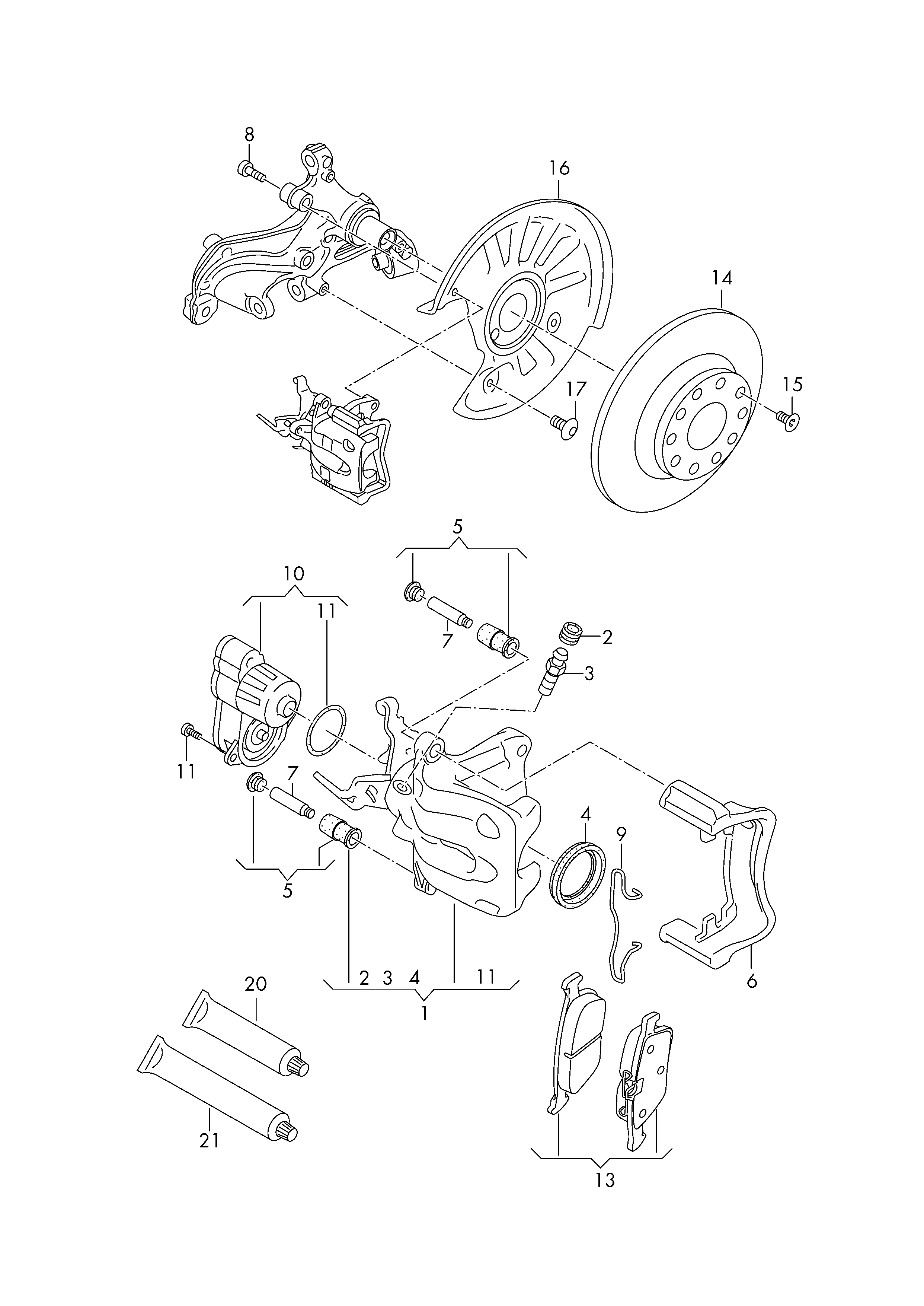 Skoda 3Q0698451B - Jarrupala, levyjarru inparts.fi