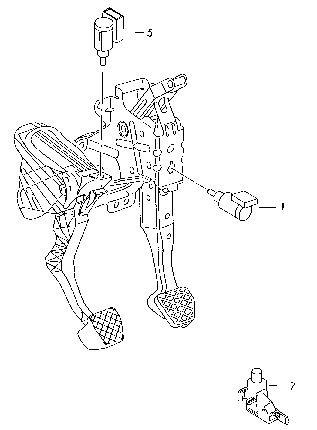 VW 5Q0 927 810 A - Jarruvalokatkaisin inparts.fi