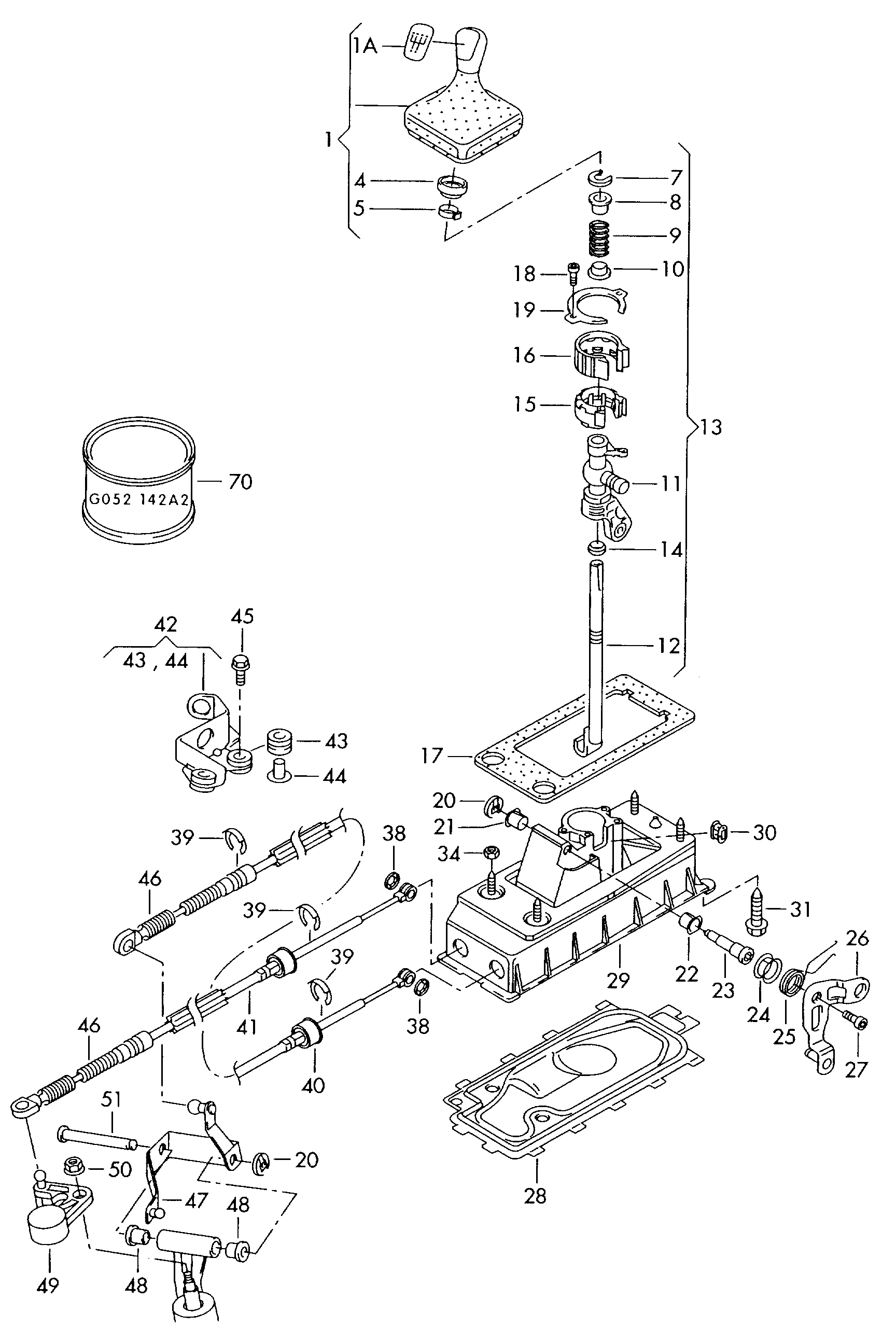 Skoda 6Y0 711 113R - Vaihdetangon verhoilu inparts.fi