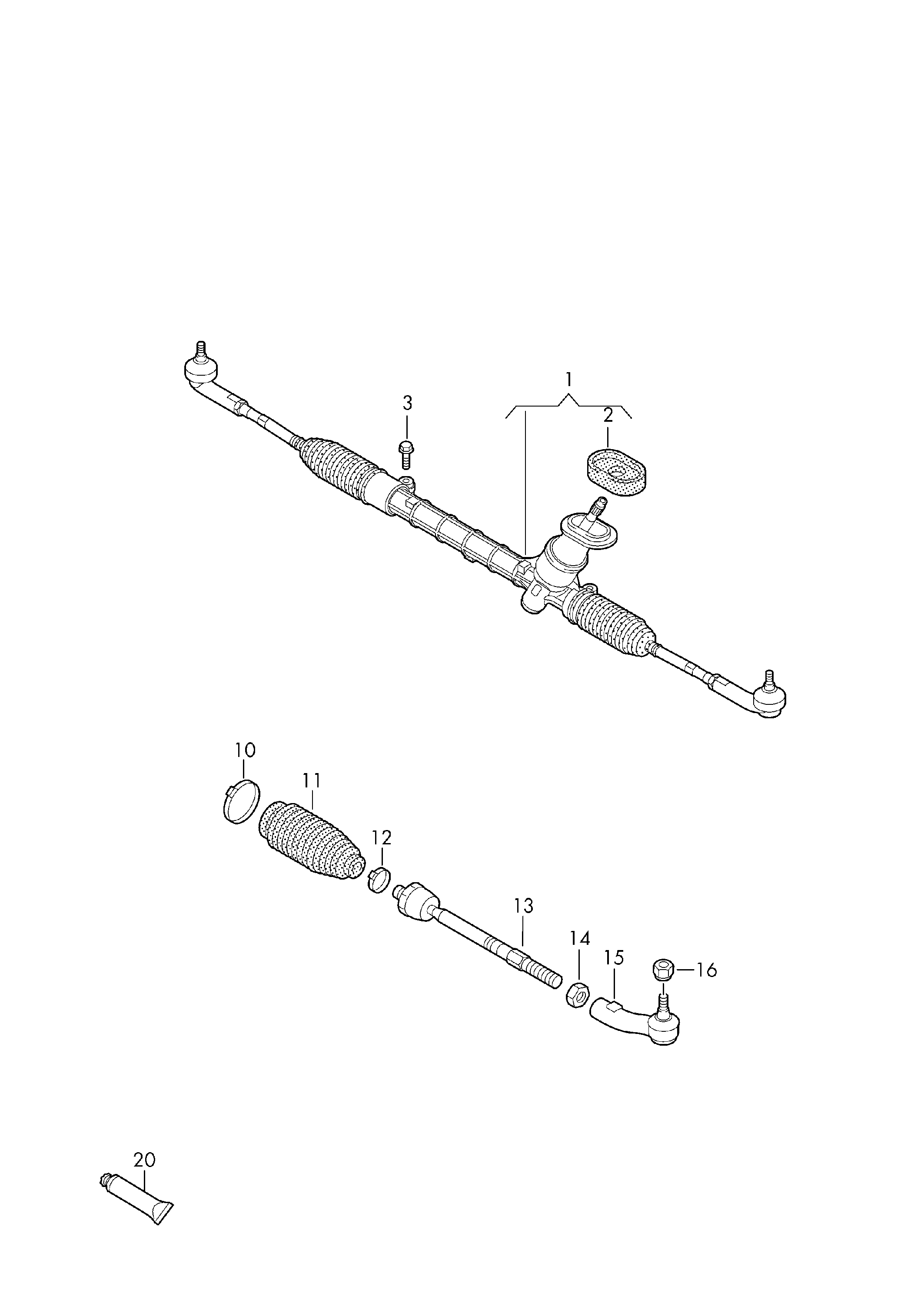 Seat 6C1423057H - Ohjausvaihde inparts.fi