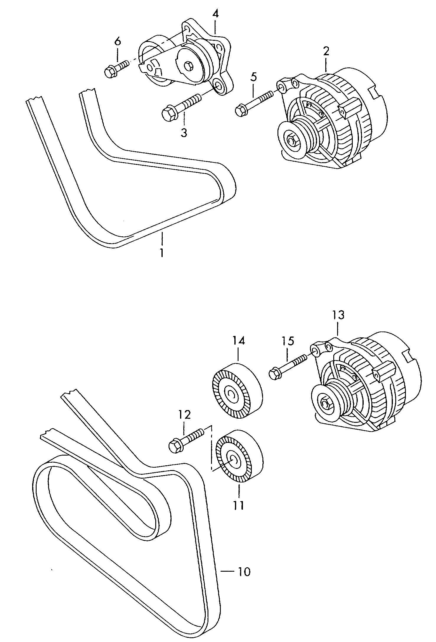 VAG 03C145299C - Hihnankiristin, moniurahihna inparts.fi