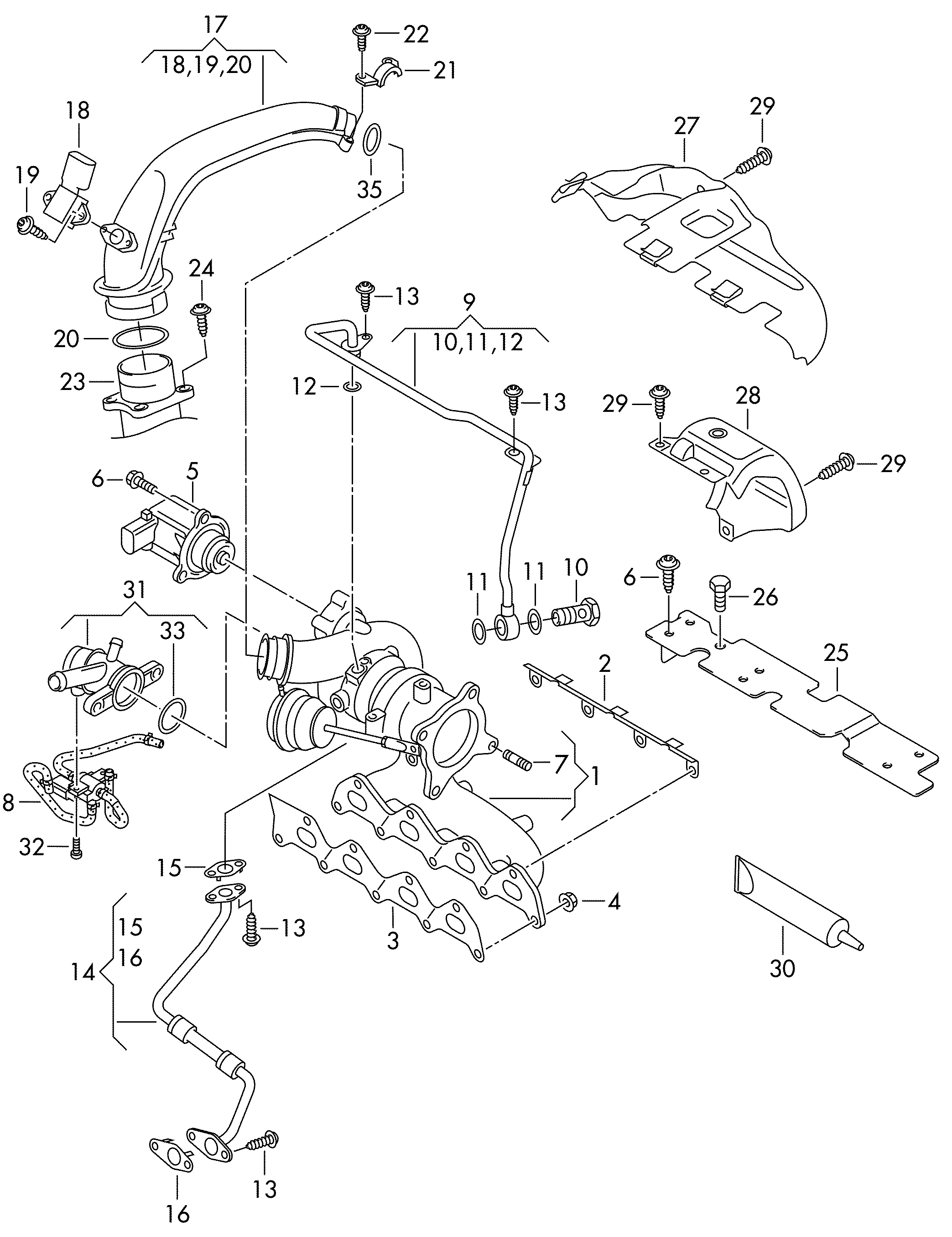 Seat 06F 906 283 F - Säätöventtiili, ahtopaine inparts.fi