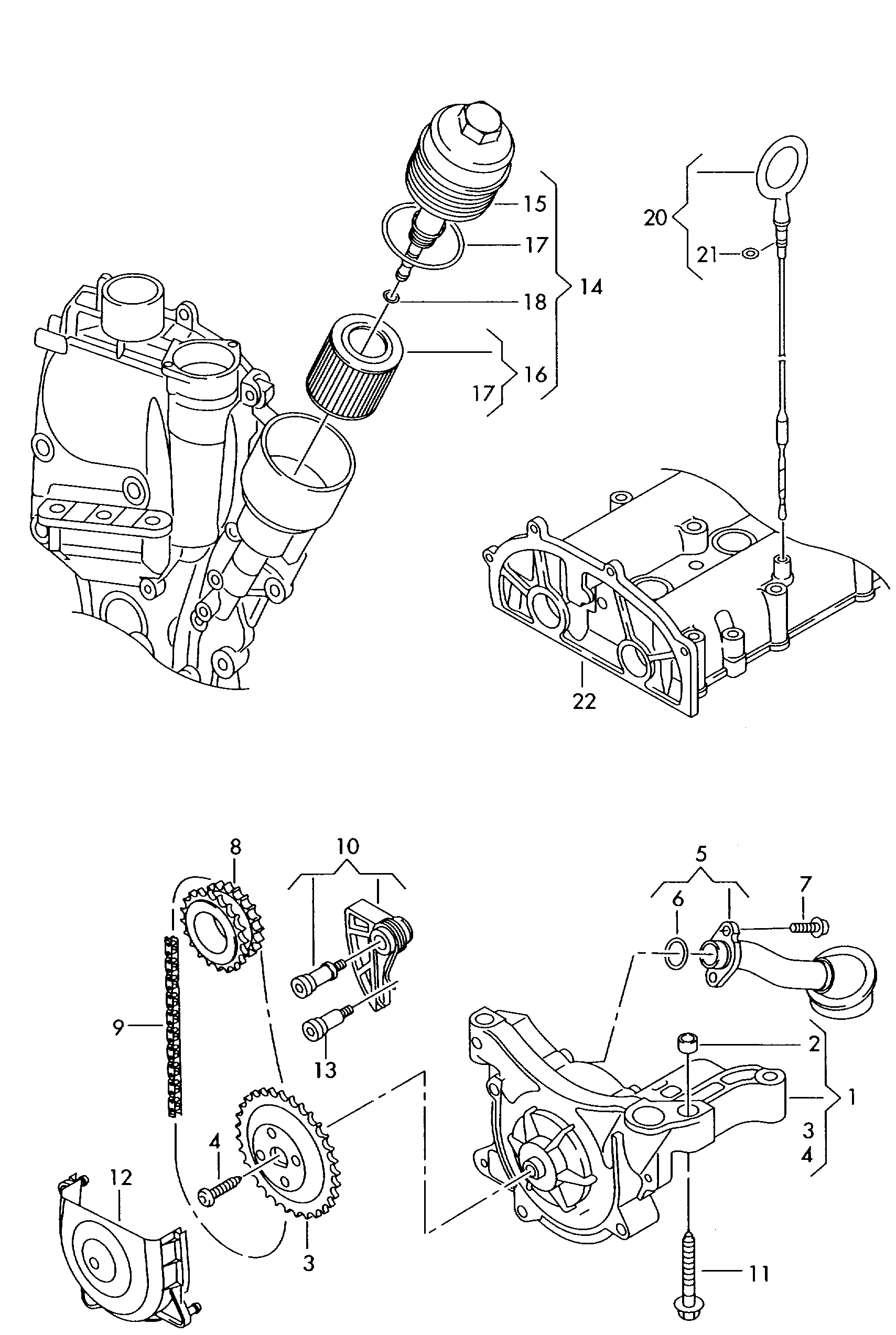 Seat 03C 115 121 N - Hammaspyörä, öljypumppu inparts.fi