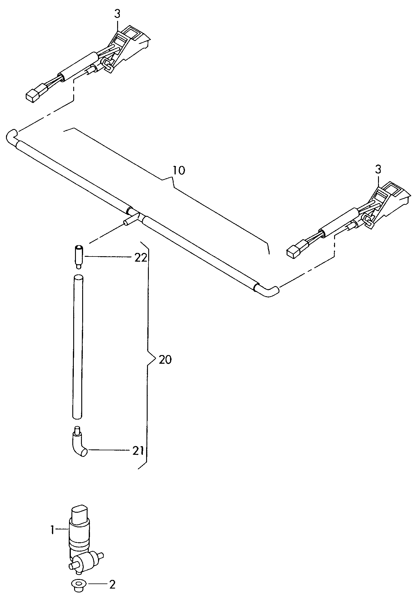 VAG 5J0955986 - Pesusuutin, lasinpesulaite inparts.fi