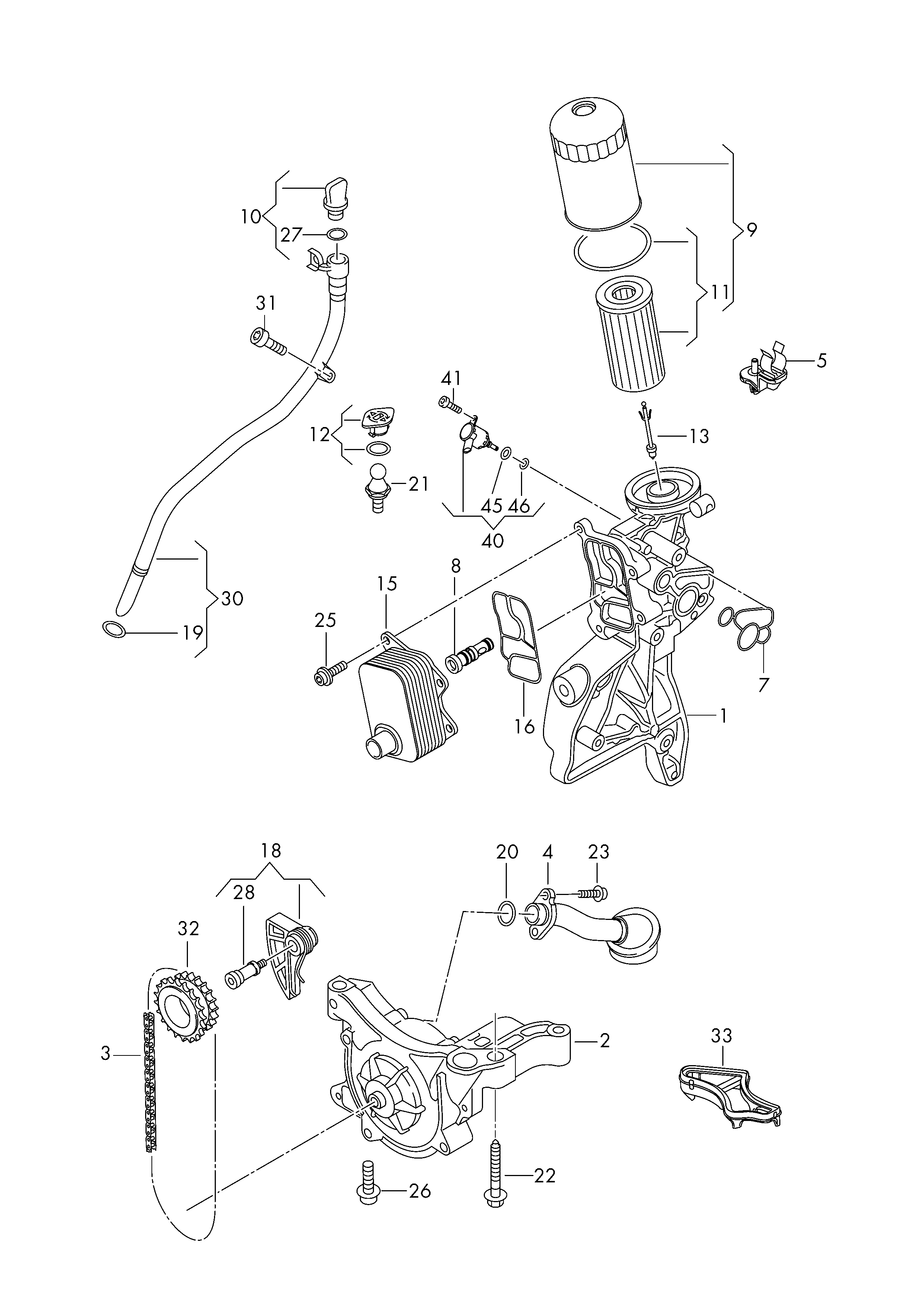 Seat 06L 117 021 E - Moottoriöljyn jäähdytin inparts.fi