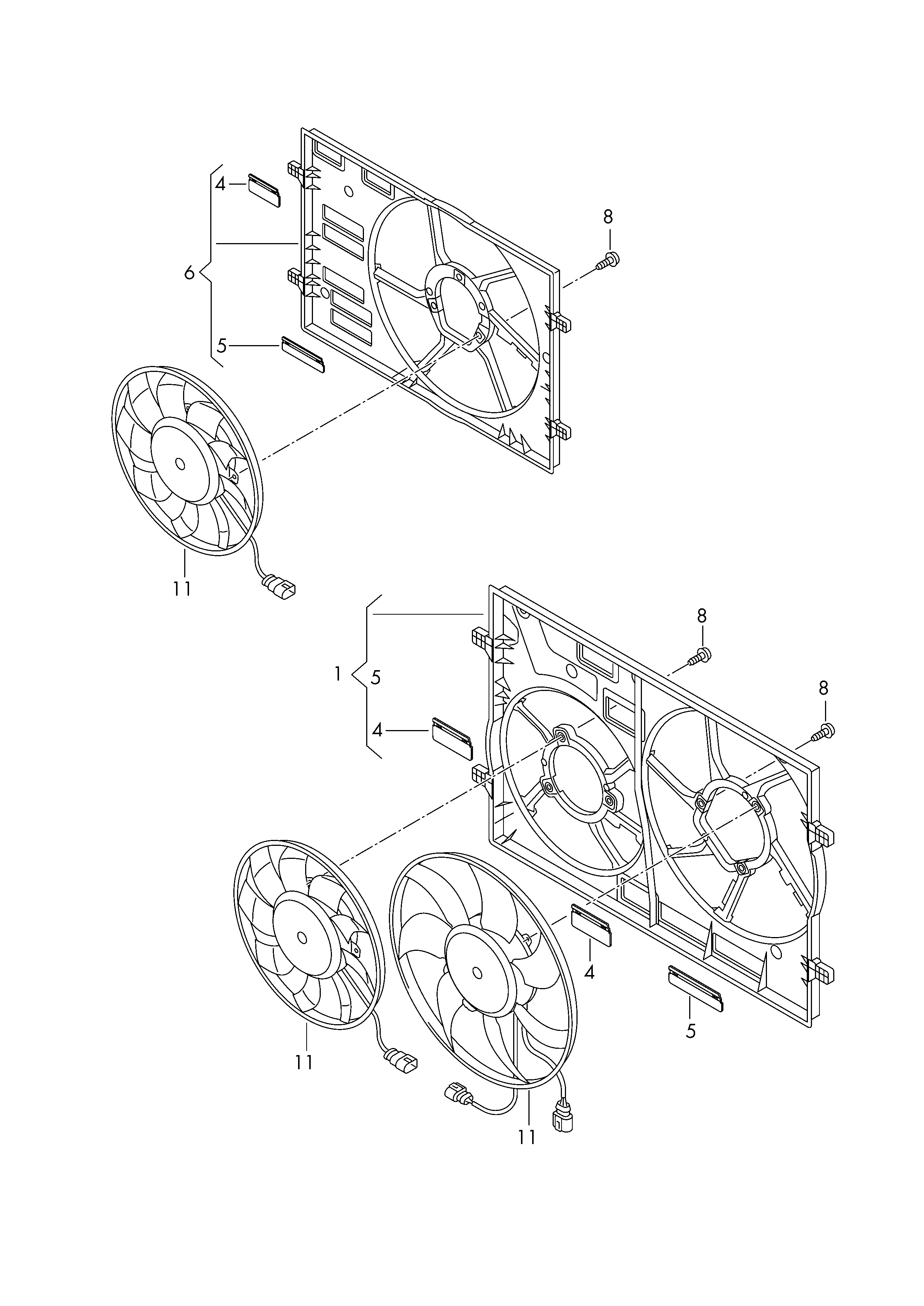 Skoda 3Q0121205 - Tuuletin, moottorin jäähdytys inparts.fi