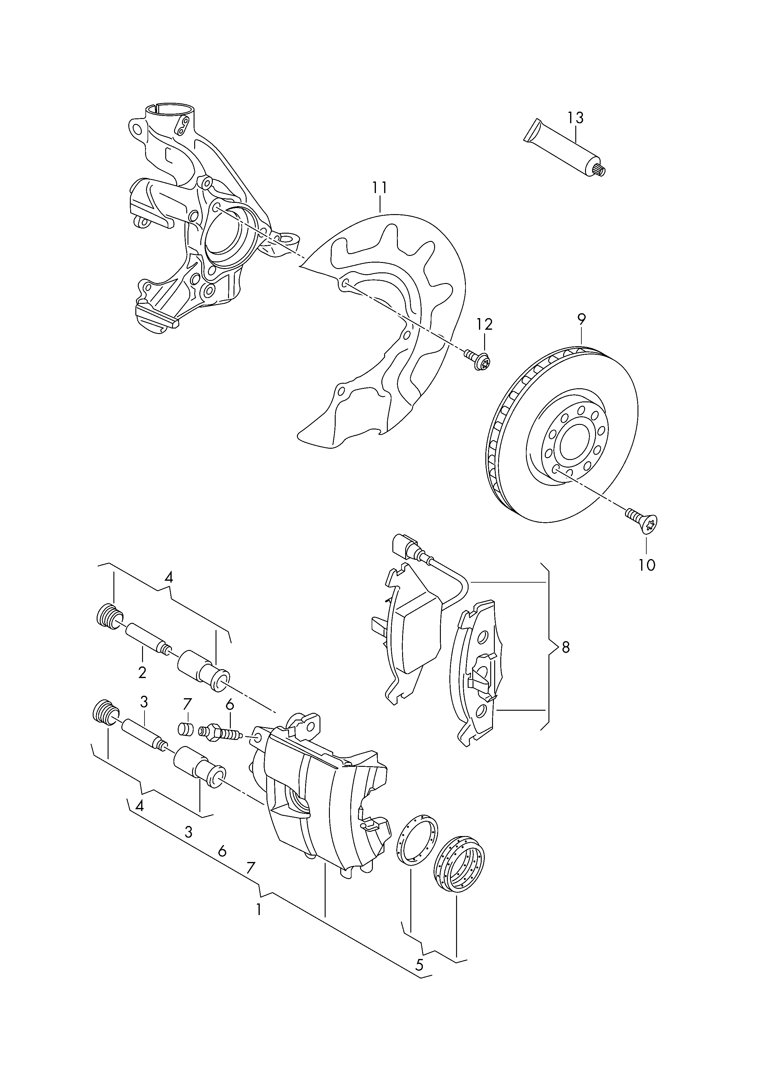 VW 5Q0615311D - Jarrukilpi inparts.fi