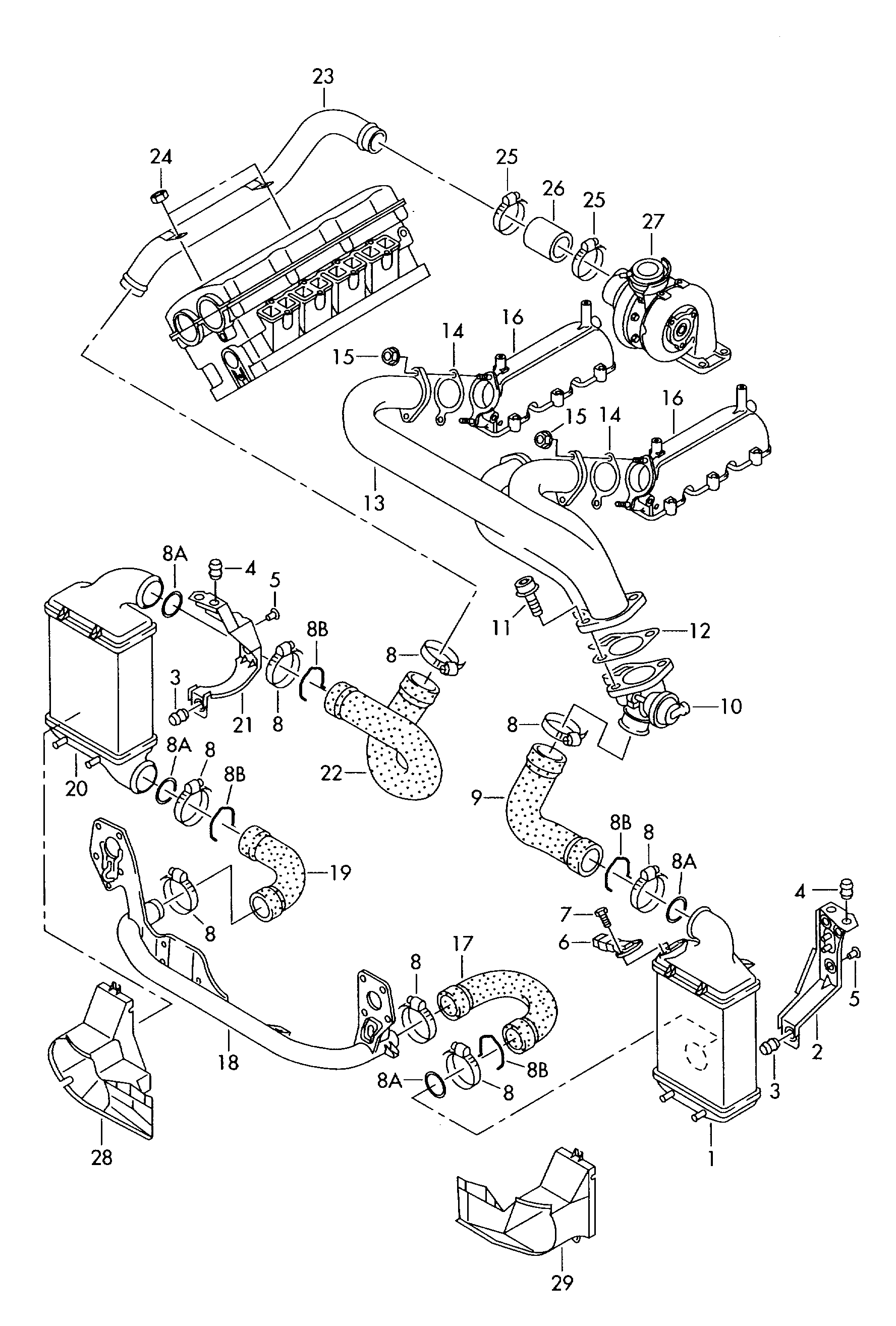 VAG 059128063E - Kaasuläpän kotelo inparts.fi