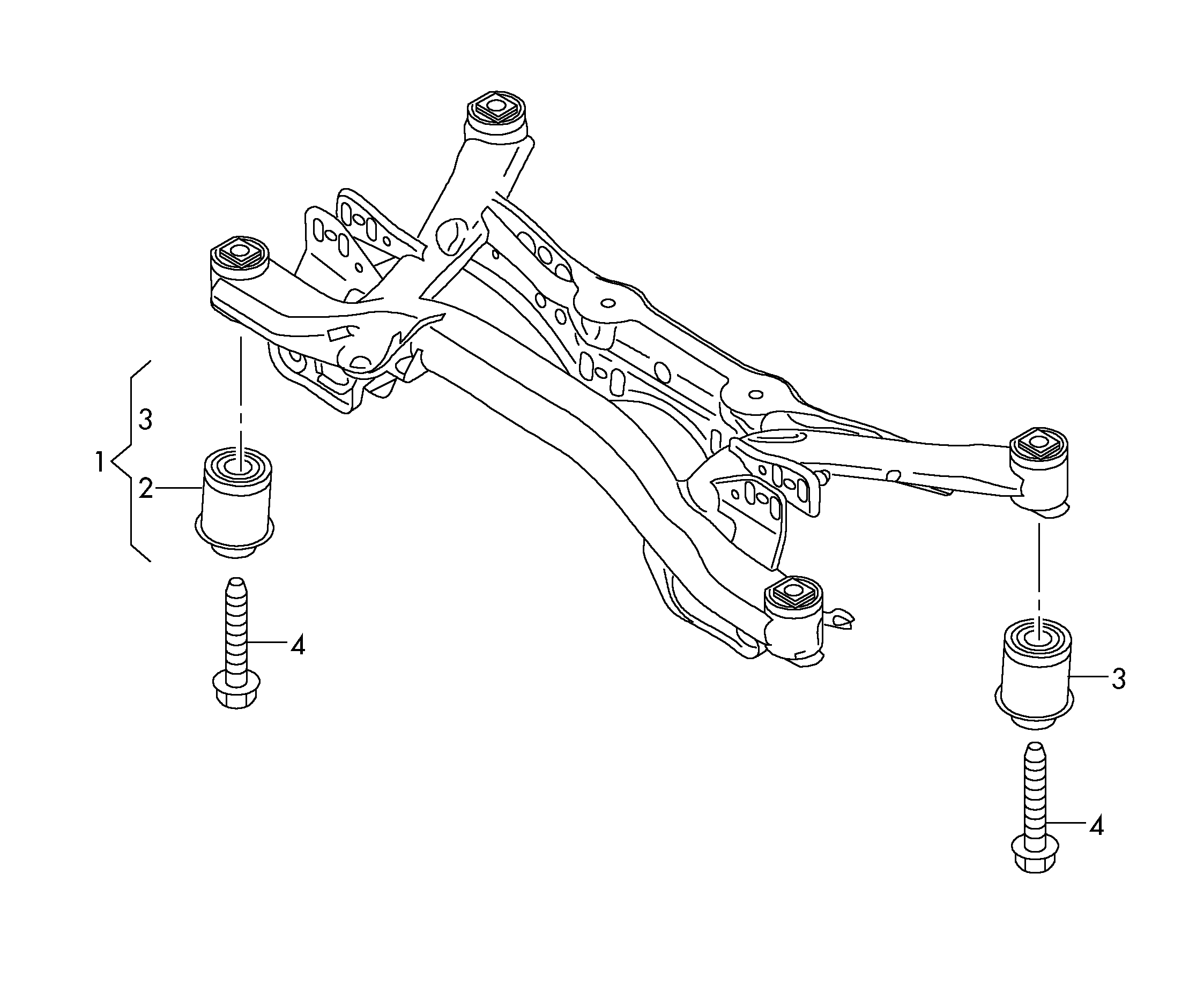 Seat 5Q0 505 145 E - Akselinripustus inparts.fi