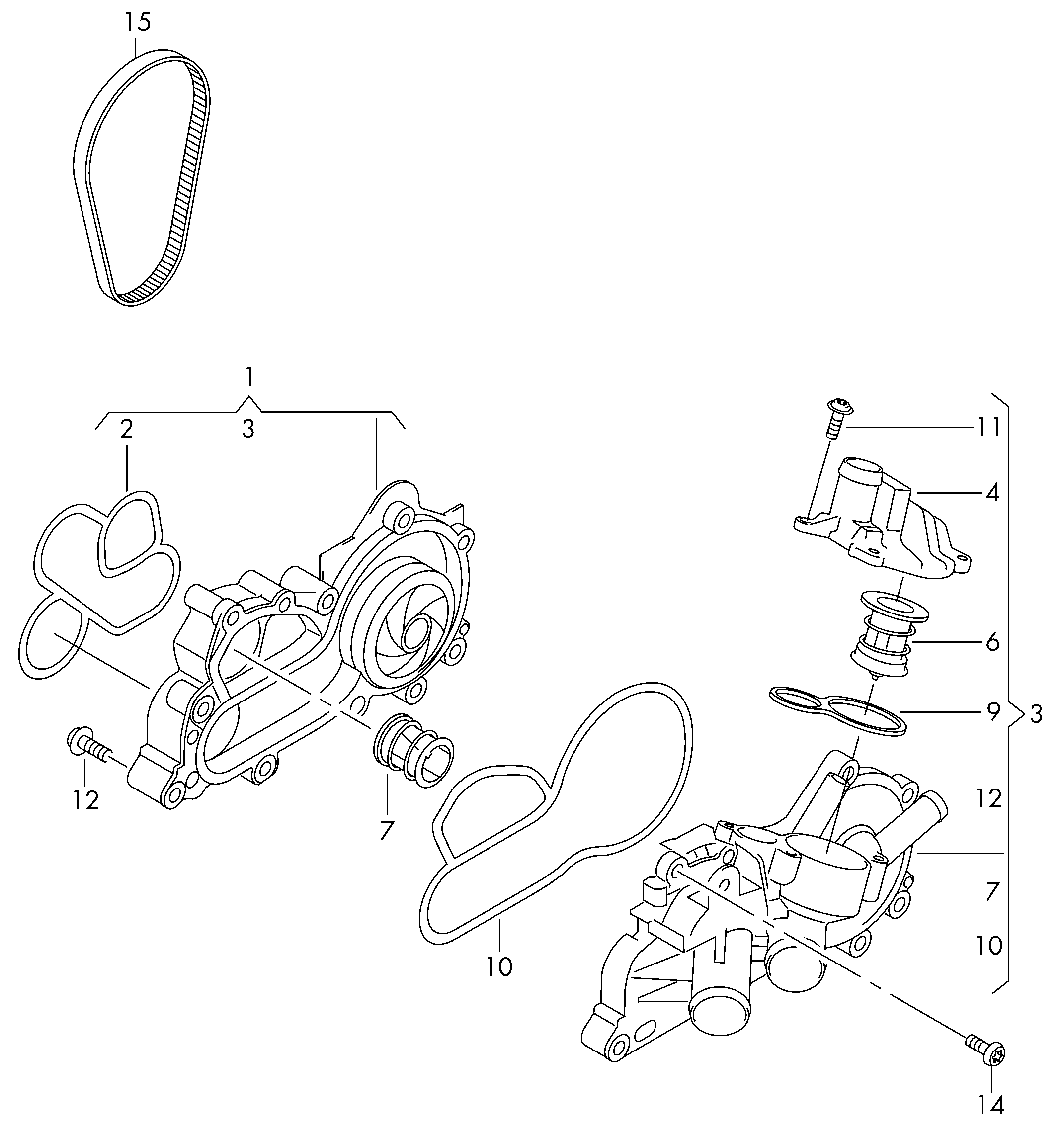 VAG 04E 121 113 F - Termostaatti, jäähdytysneste inparts.fi