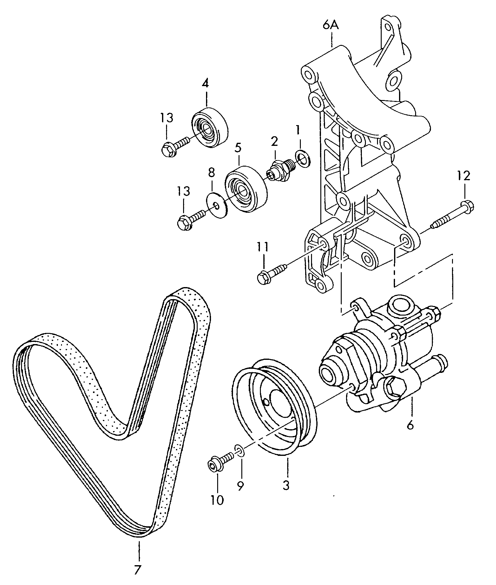 Seat 032145157 - Hydrauliikkapumppu, ohjaus inparts.fi