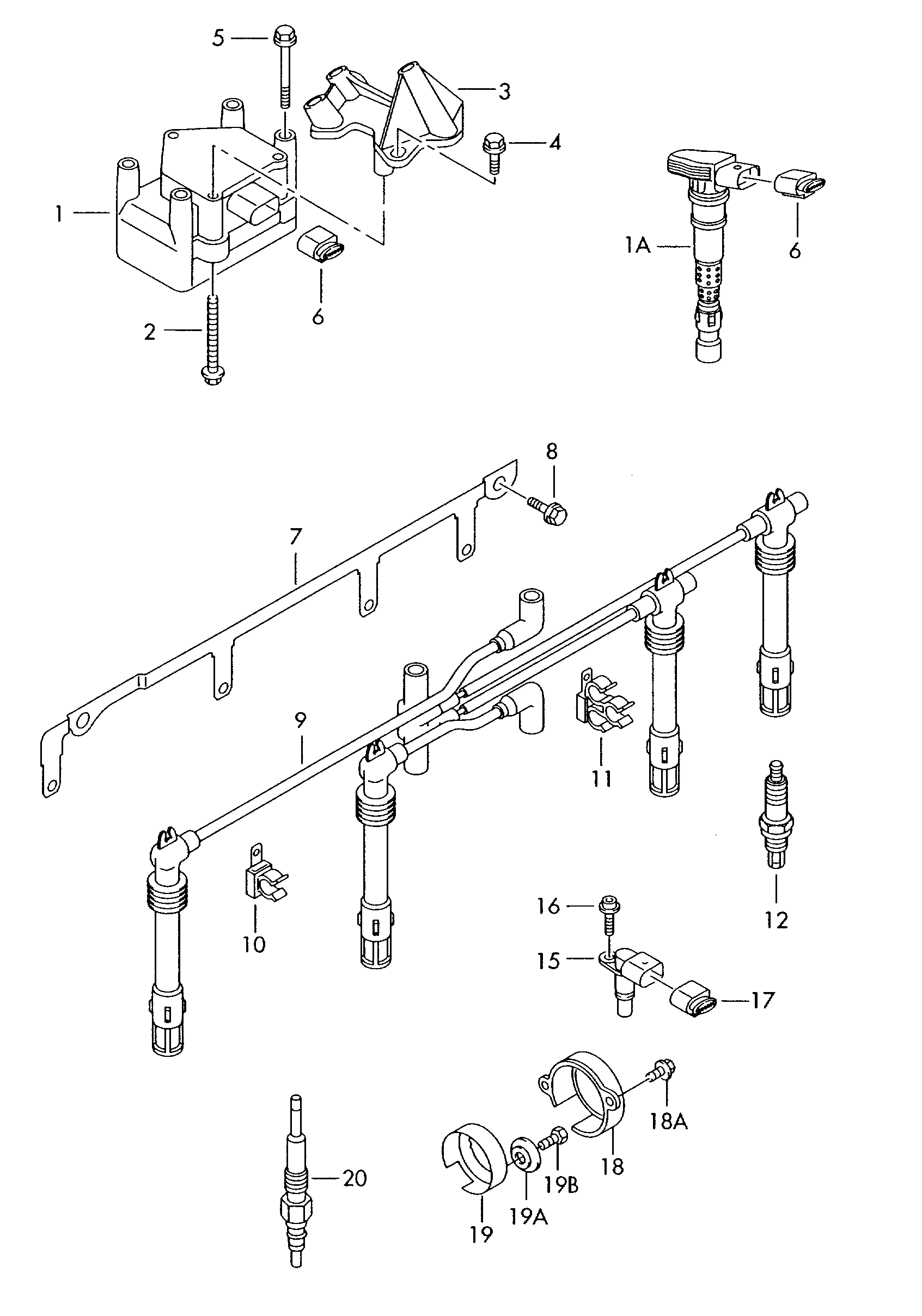 Seat 101 000 068 AA - Sytytystulppa inparts.fi