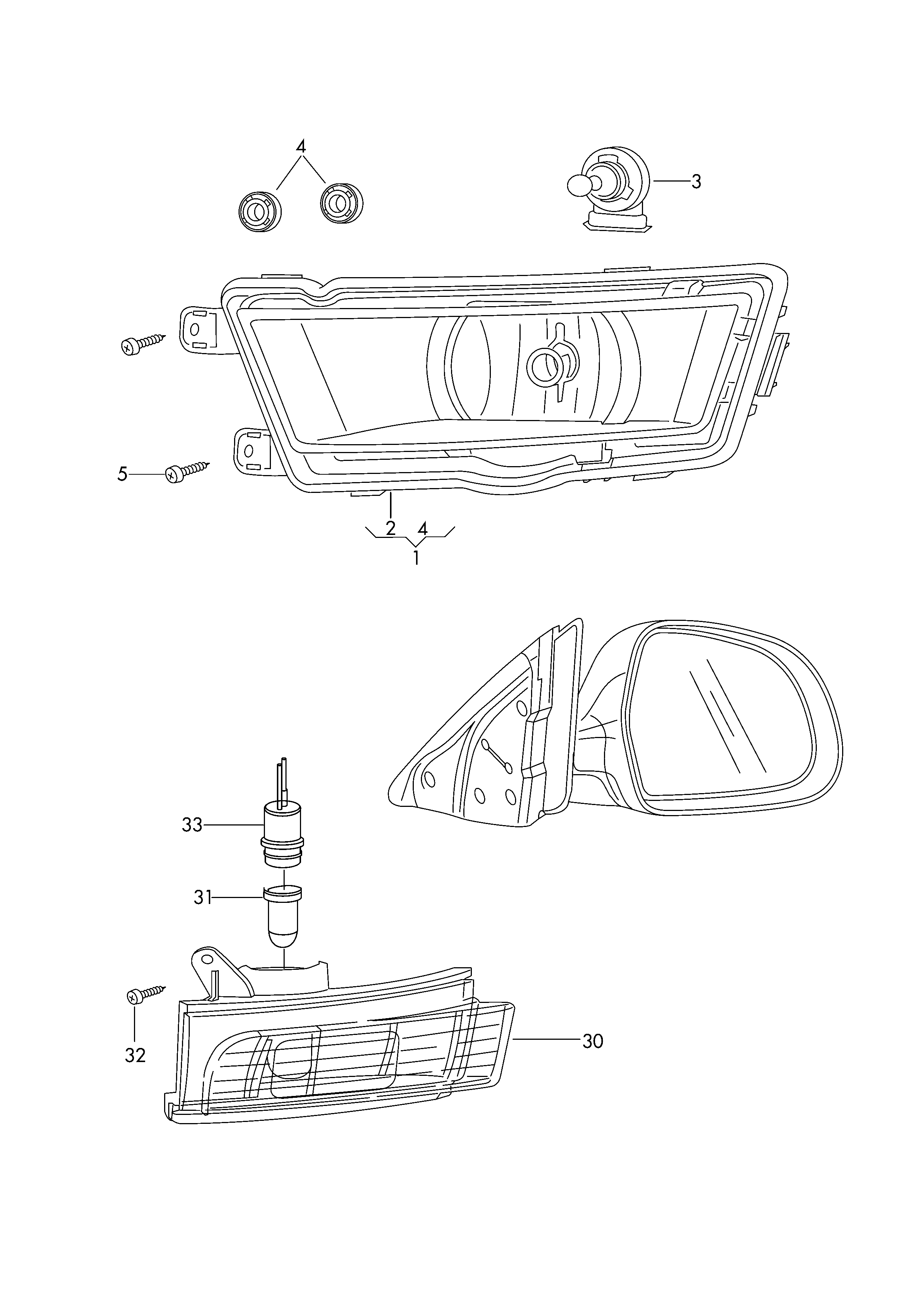 Skoda 6V0949101 - Vilkkuvalo inparts.fi