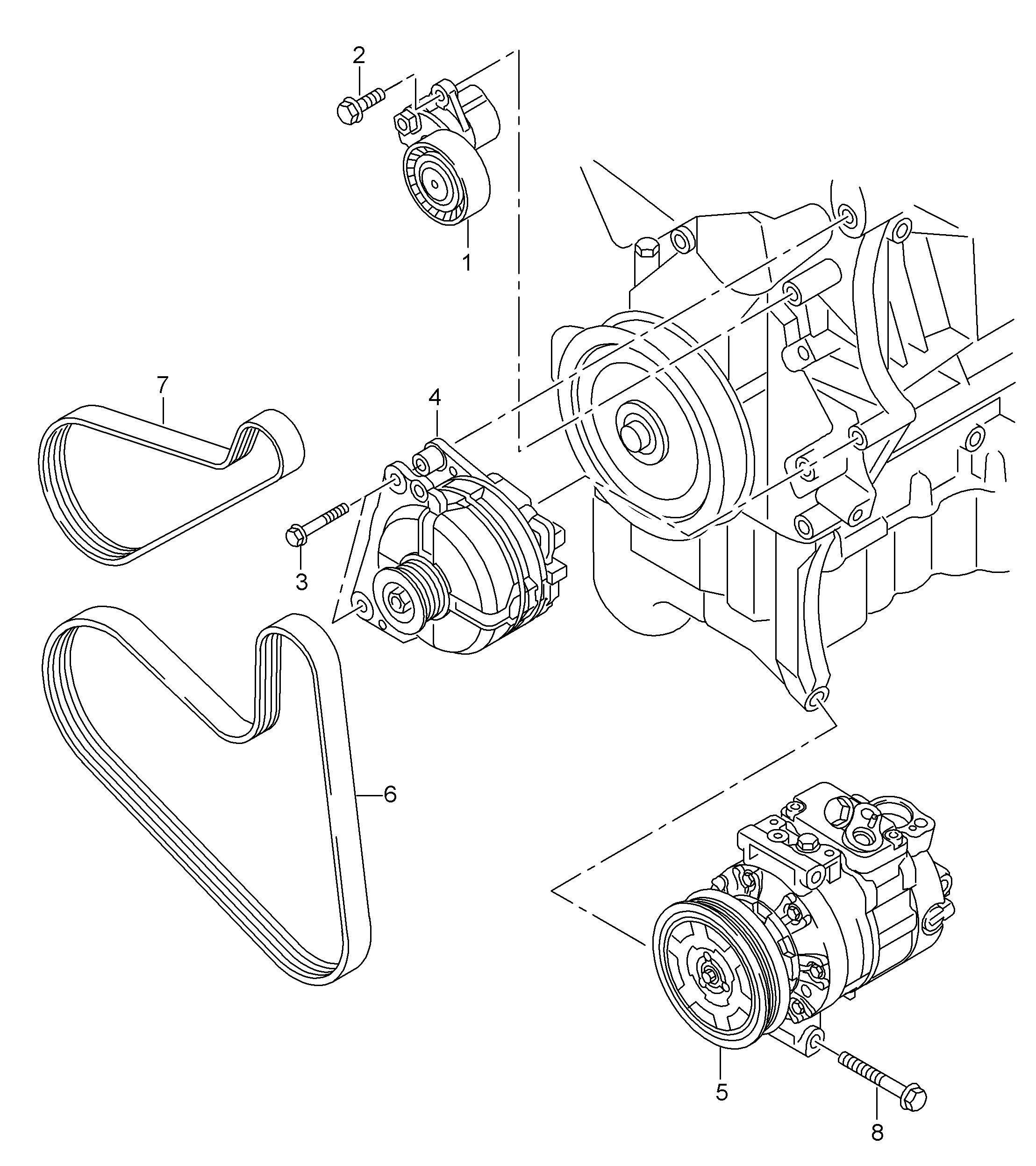 Seat 04E 145 299 E - Hihnankiristin, moniurahihna inparts.fi