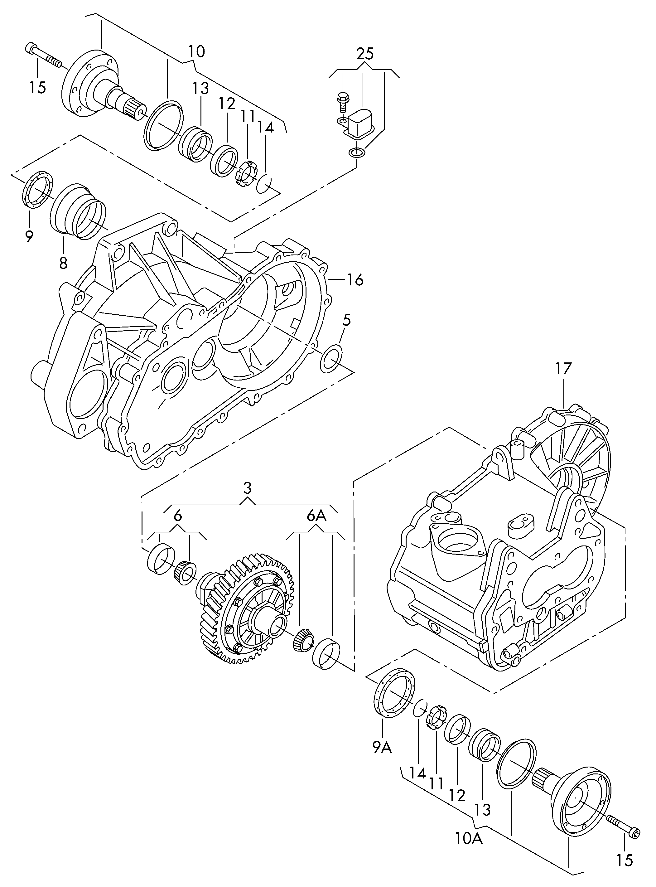 Seat 02T409189K - Akselitiiviste, tasauspyörästö inparts.fi