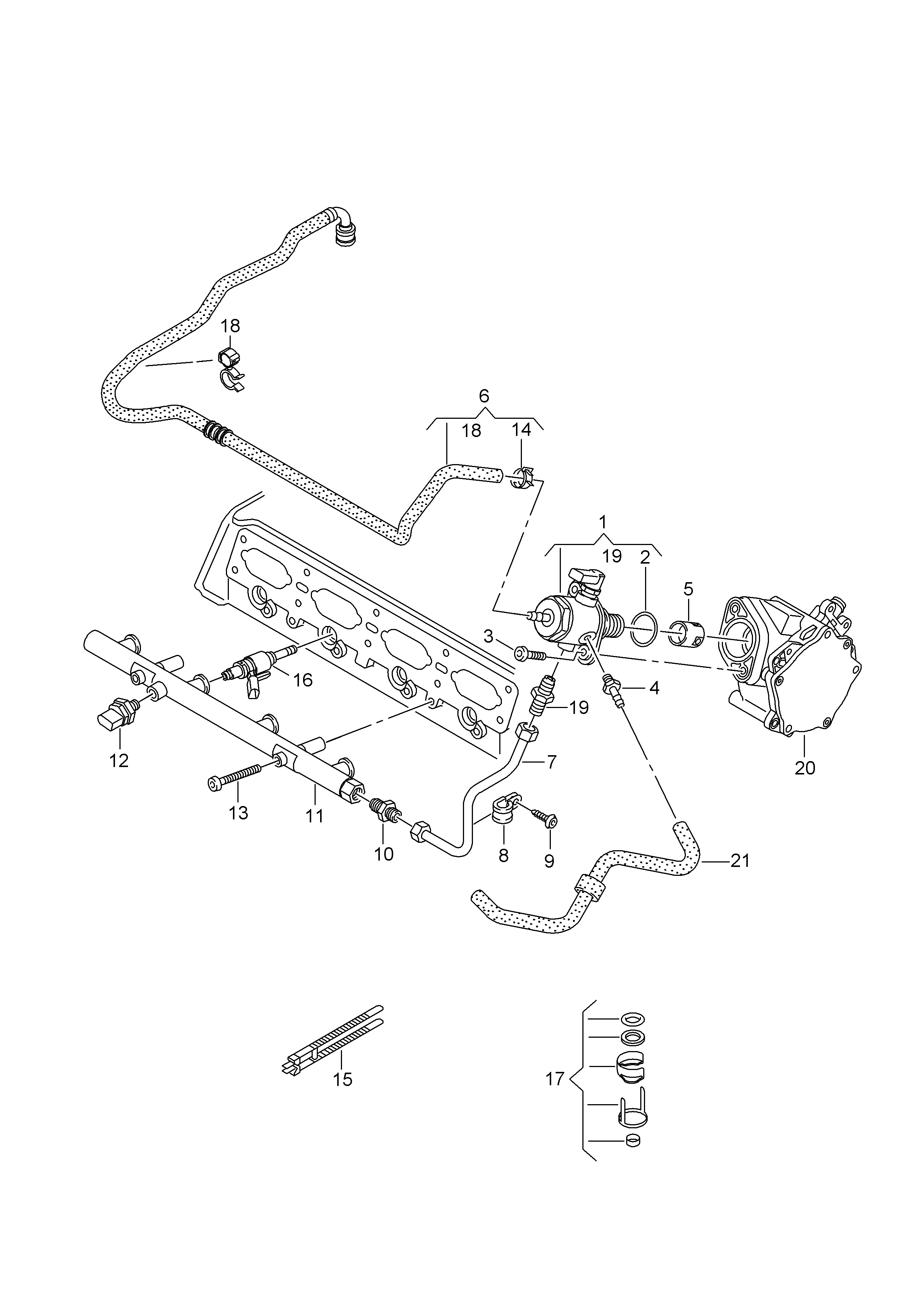 Skoda 06L127025R - Fuel pump inparts.fi