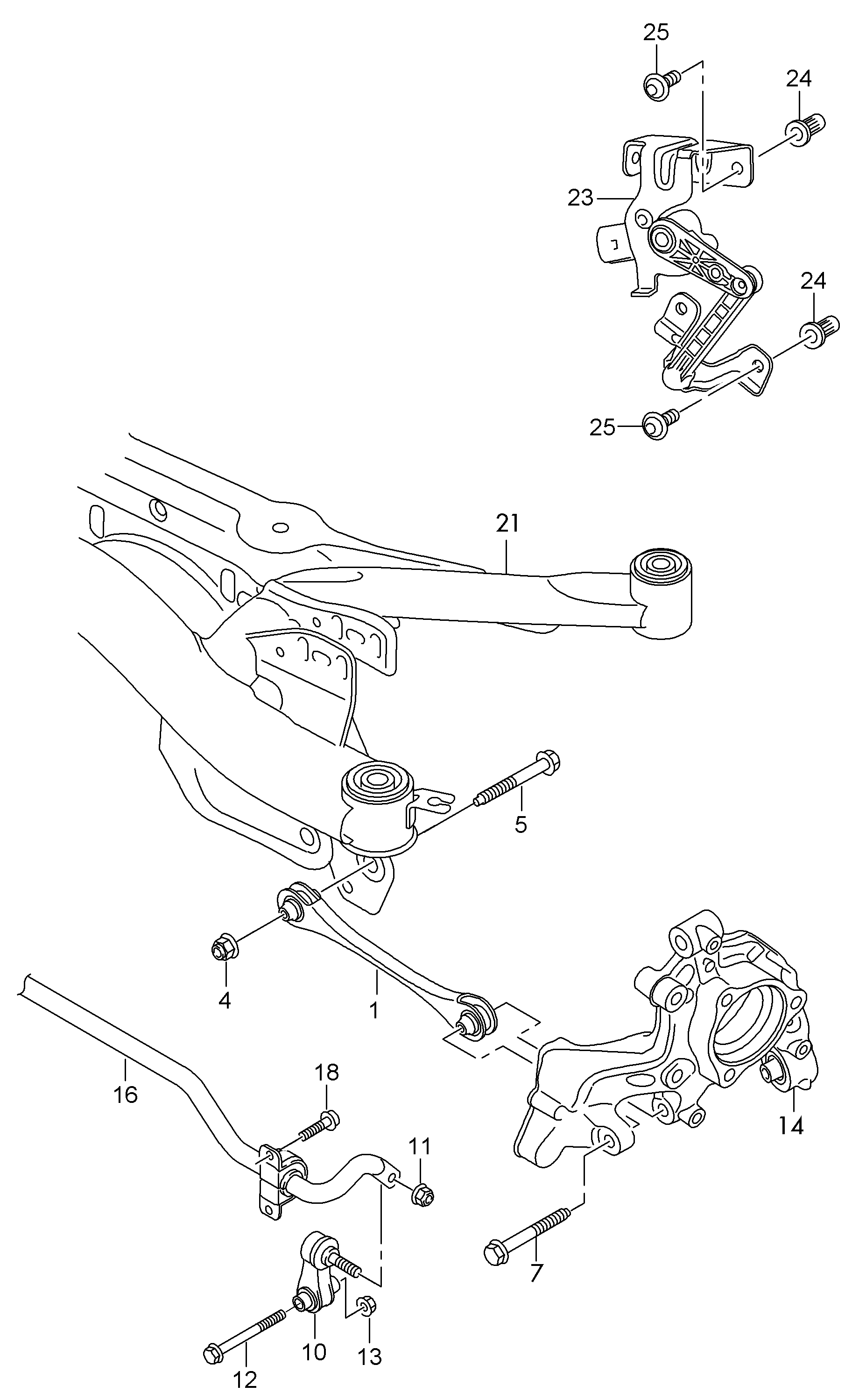 Skoda 5Q0 505 465 C - Tanko, kallistuksenvaimennin inparts.fi