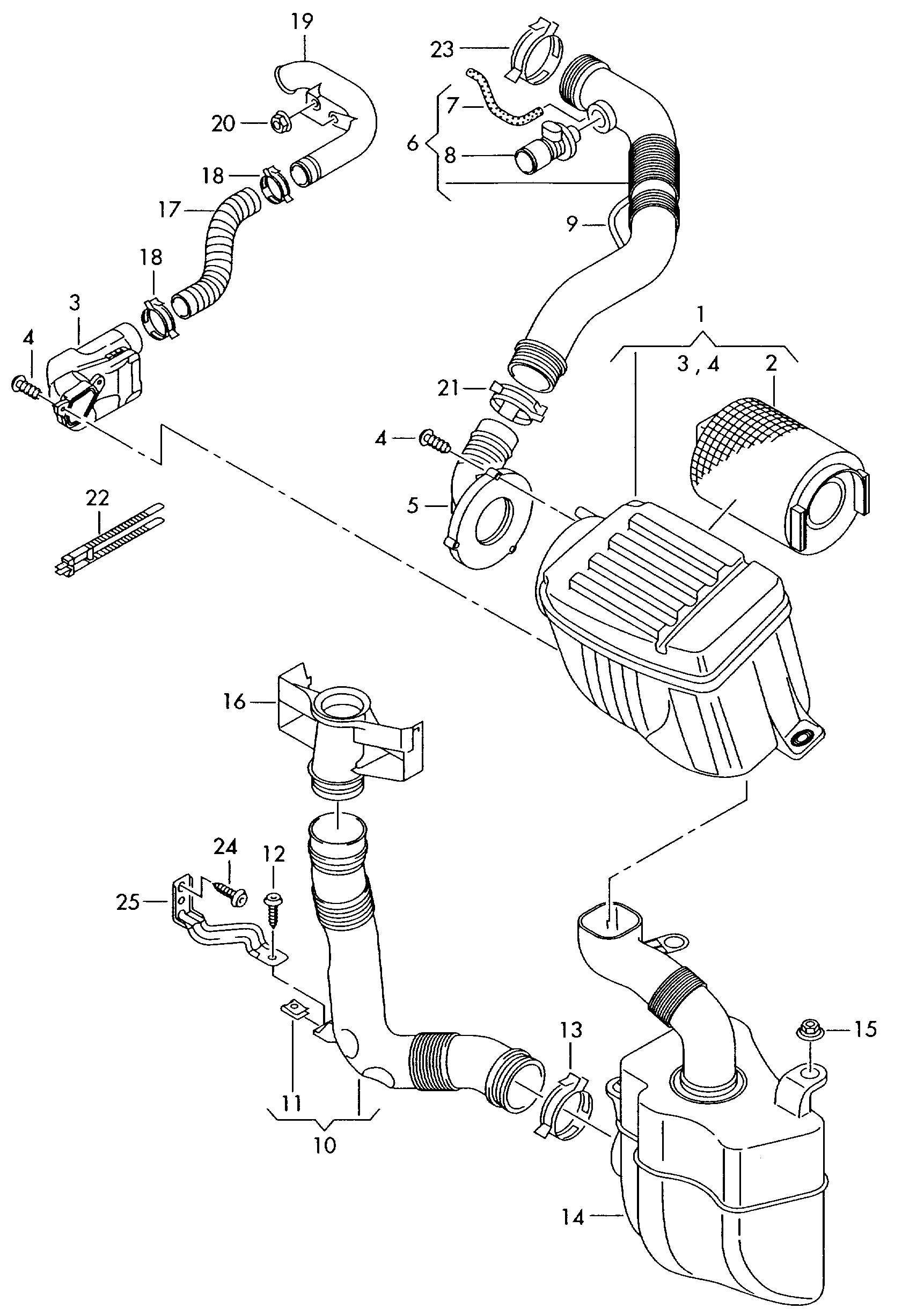 VW 3C0 129 620 - Ilmansuodatin inparts.fi