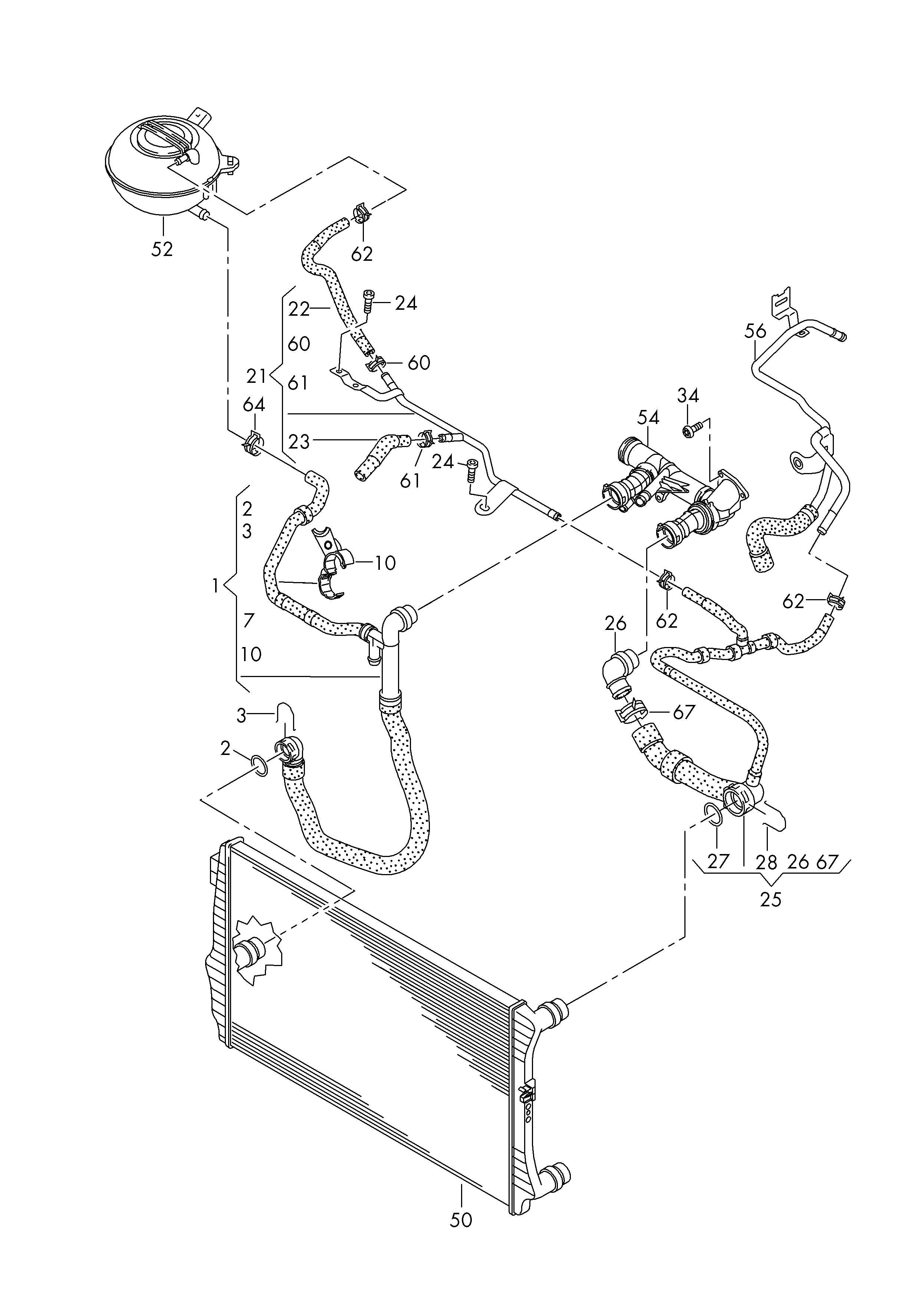 Skoda 5Q0 121 064 BB - Jäähdyttimen letku inparts.fi